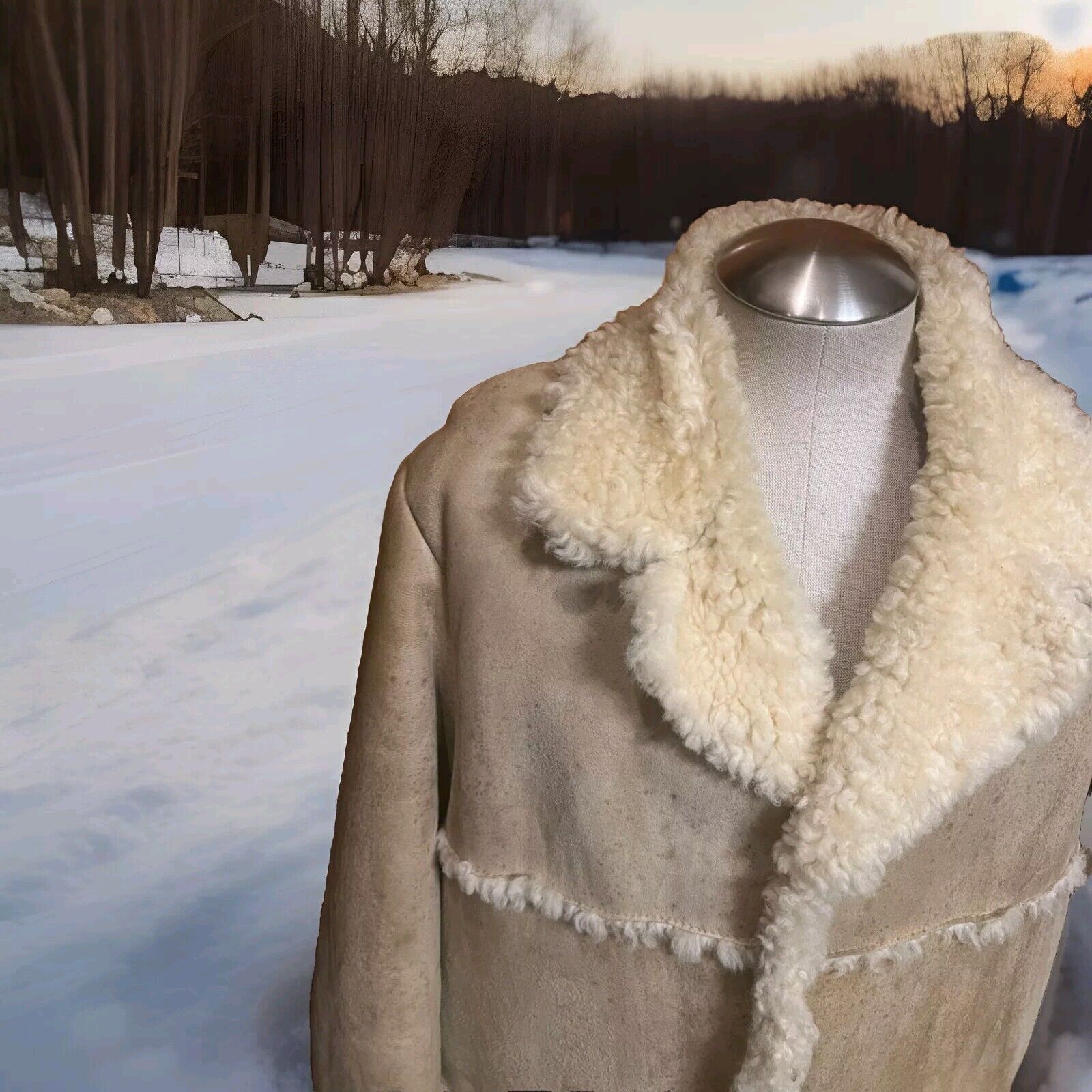 Other Morlands Size Size 42R Shearling Jacket Coat Size US L / EU 52-54 / 3 - 4 Thumbnail