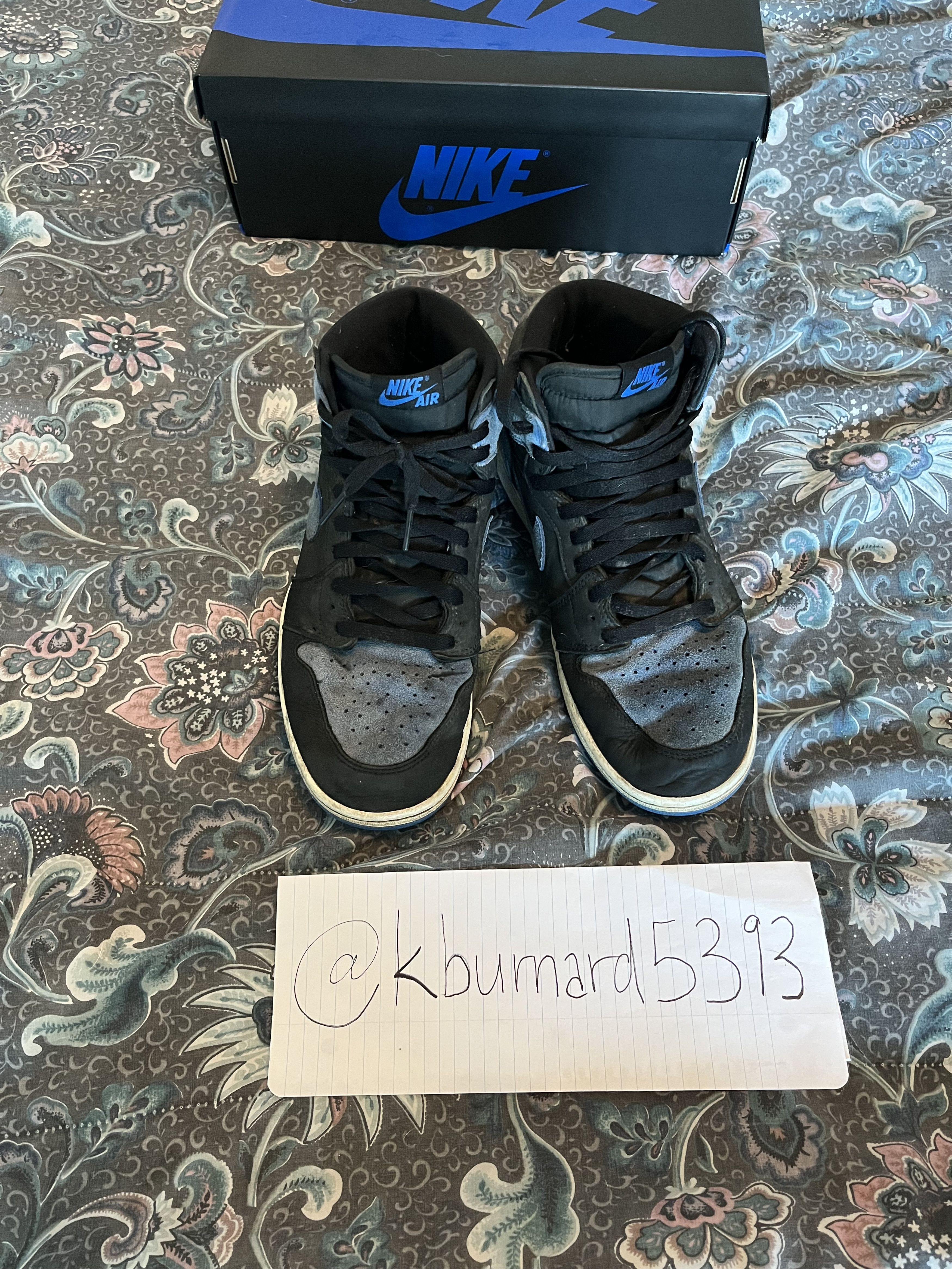 Jordan Brand Air Jordan 1 Retro High OG "Royal Reimagined" Size US 11 / EU 44 - 2 Thumbnail