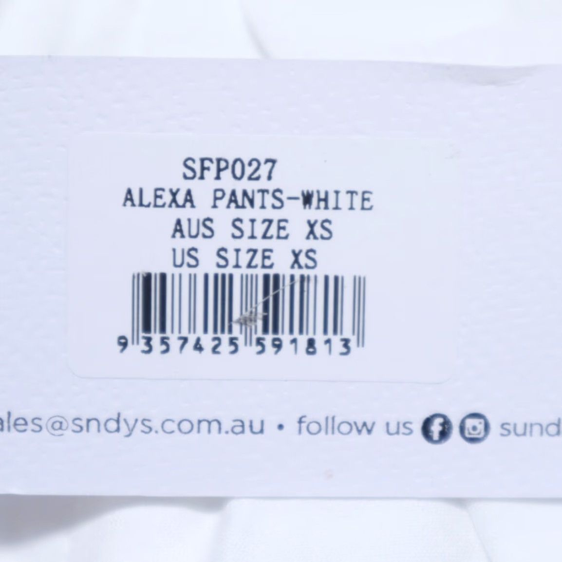 Vintage SNDYS Alexa Wide Leg Rayon Microfiber Chino Pants White Women's XS Shirt Size 26" / US 2 / IT 38 - 6 Thumbnail