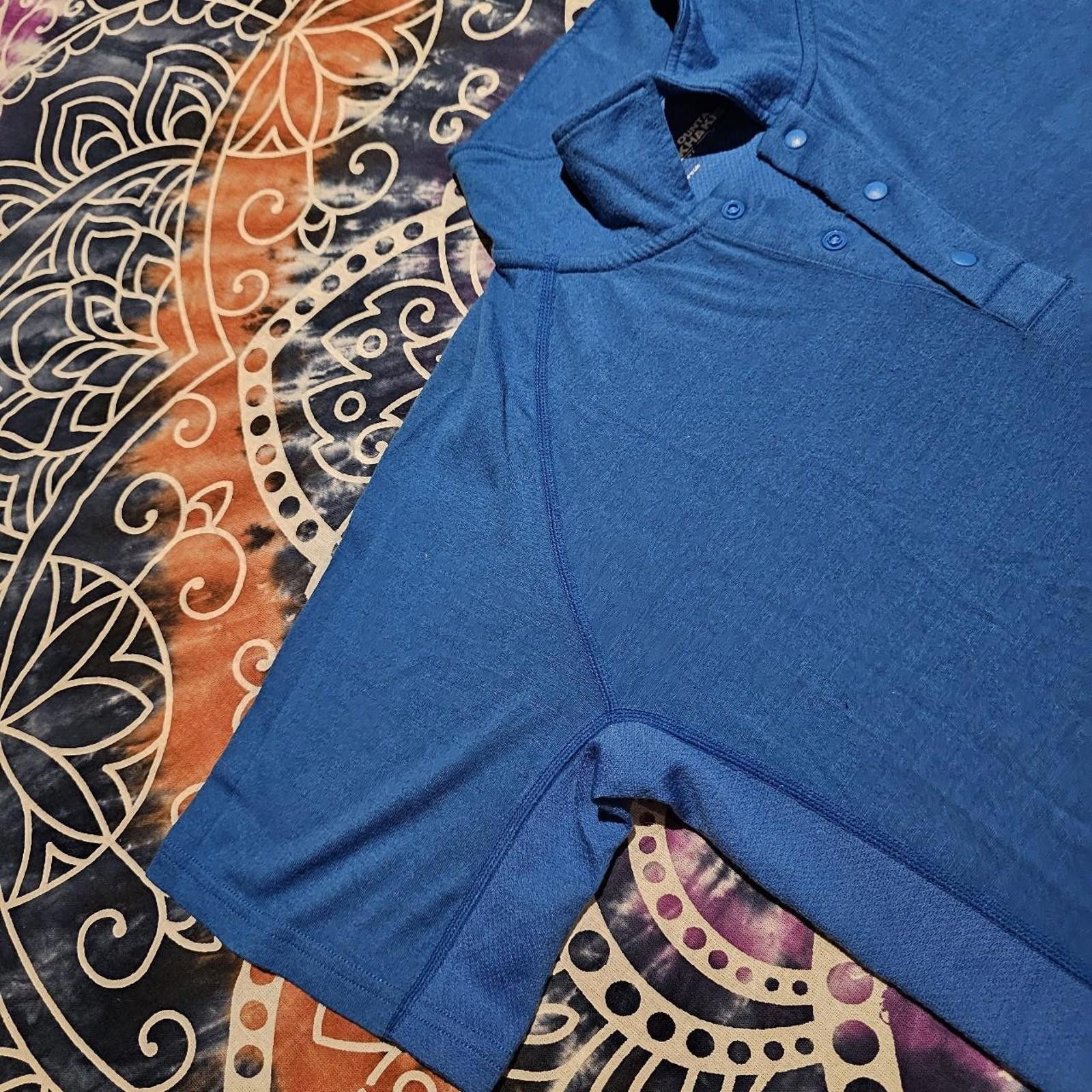 Designer Men's Mountain Khakis Blue Polo-shirt Size US M / EU 48-50 / 2 - 7 Thumbnail