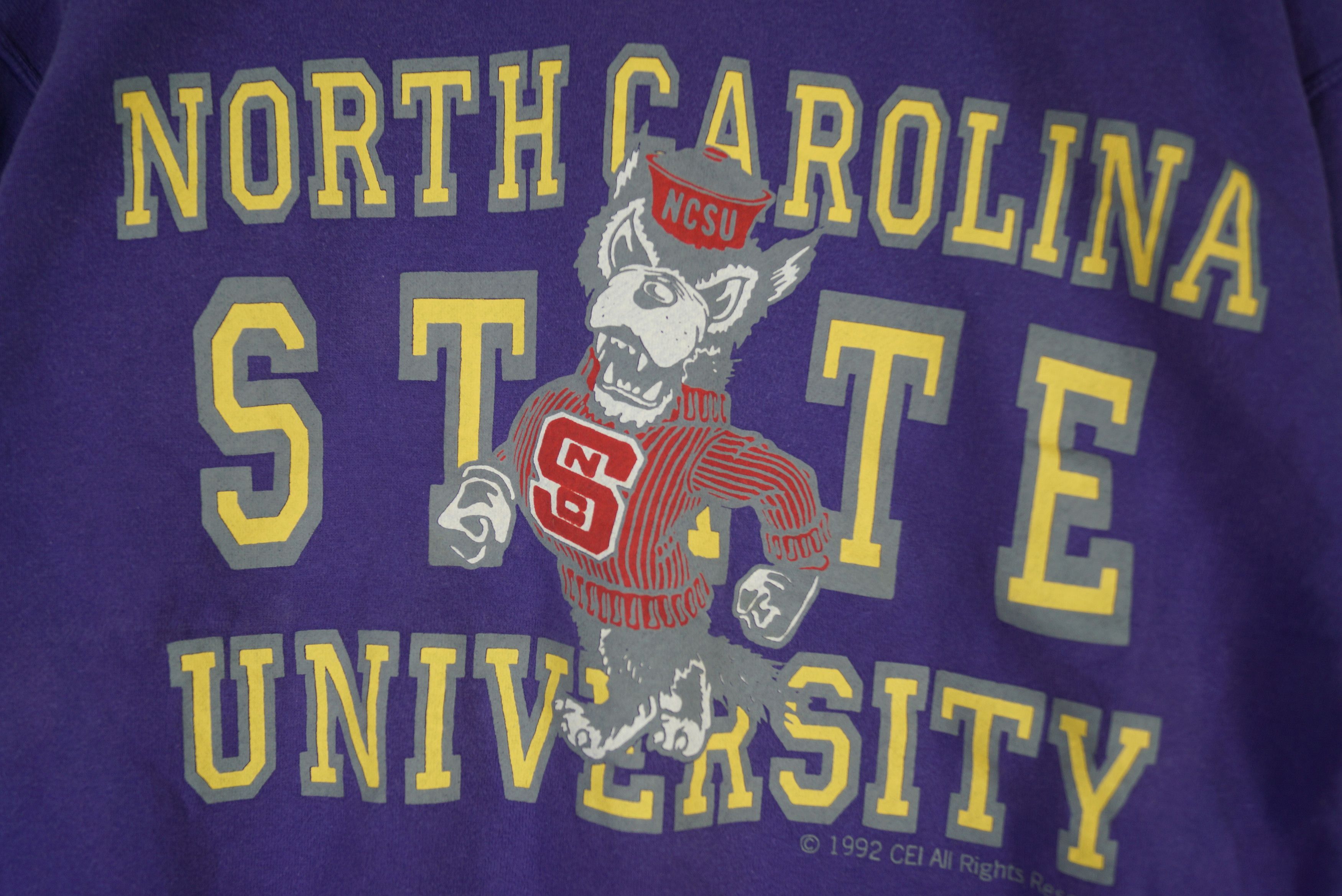 Vintage U.S College Sweasthirt Rare Design Size US L / EU 52-54 / 3 - 2 Thumbnail