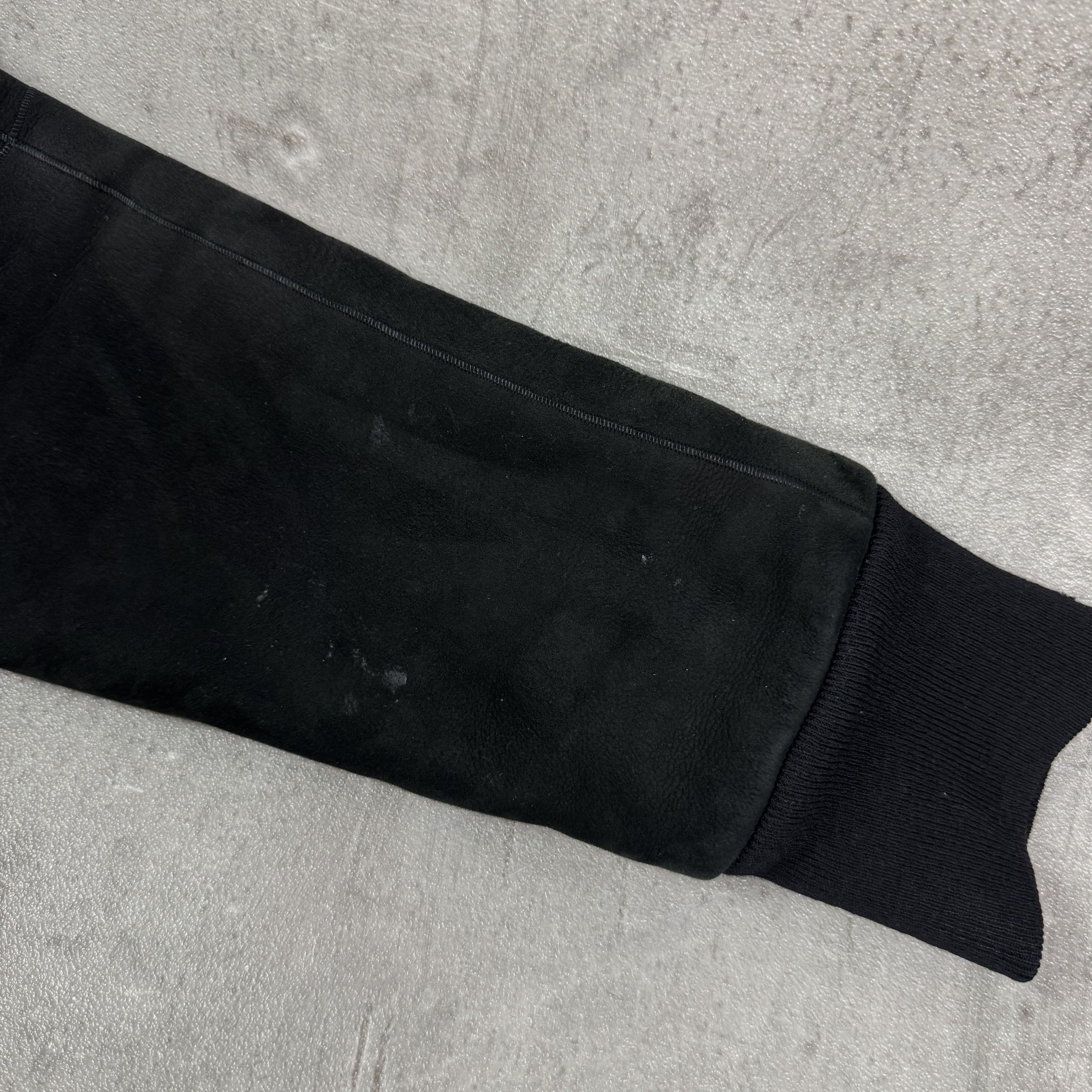 Rick Owens RICK OWENS Leather Suede Intarsia Shearling Jacket Size IT54 Size US XL / EU 56 / 4 - 13 Thumbnail