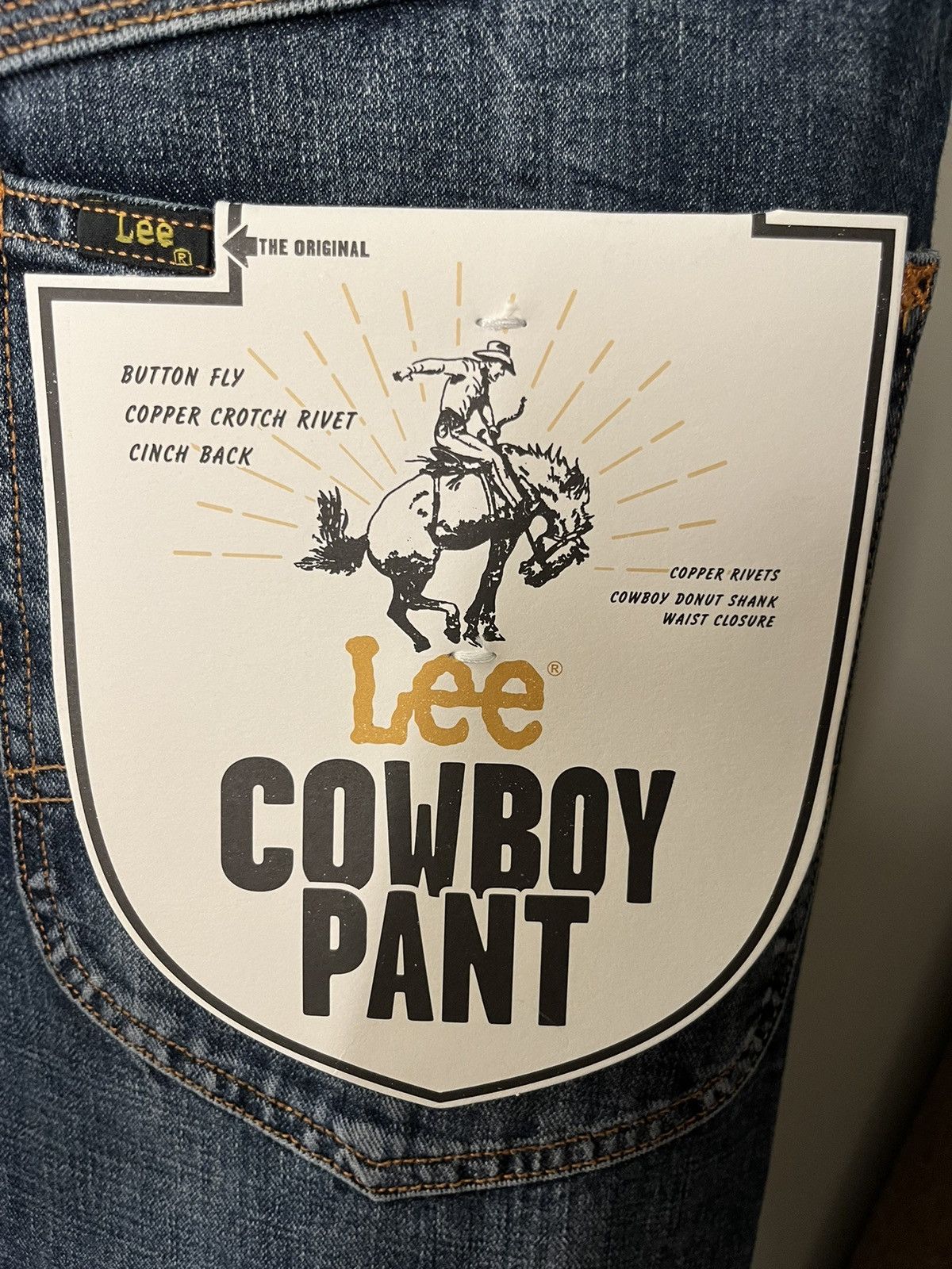 Lee Lee ,Classic Straight Jeans,Brooklyn Cowboy Pant Size US 32 / EU 48 - 5 Thumbnail