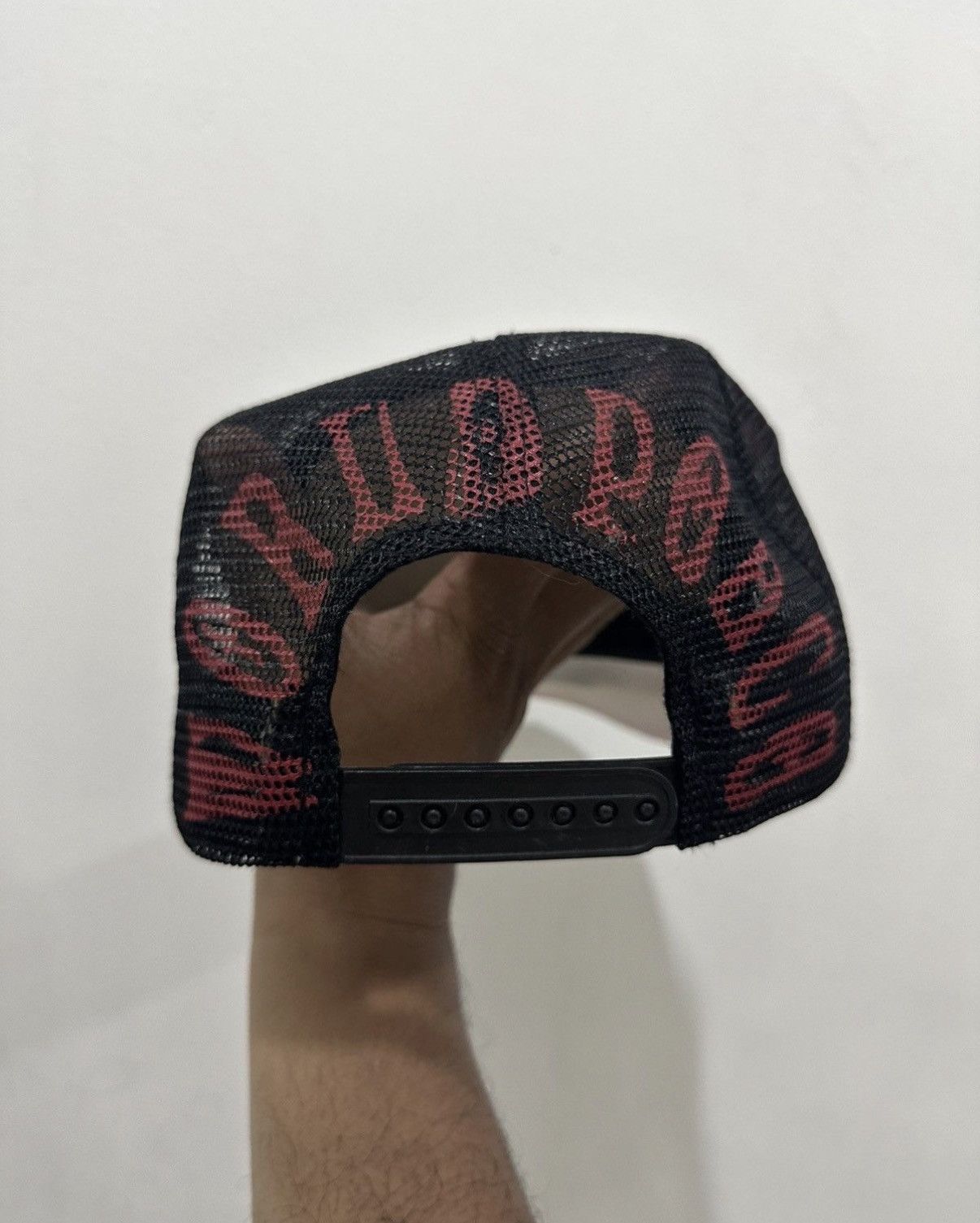 Japanese Brand VTG Skull Overprint Trucker Hat Size ONE SIZE - 4 Thumbnail