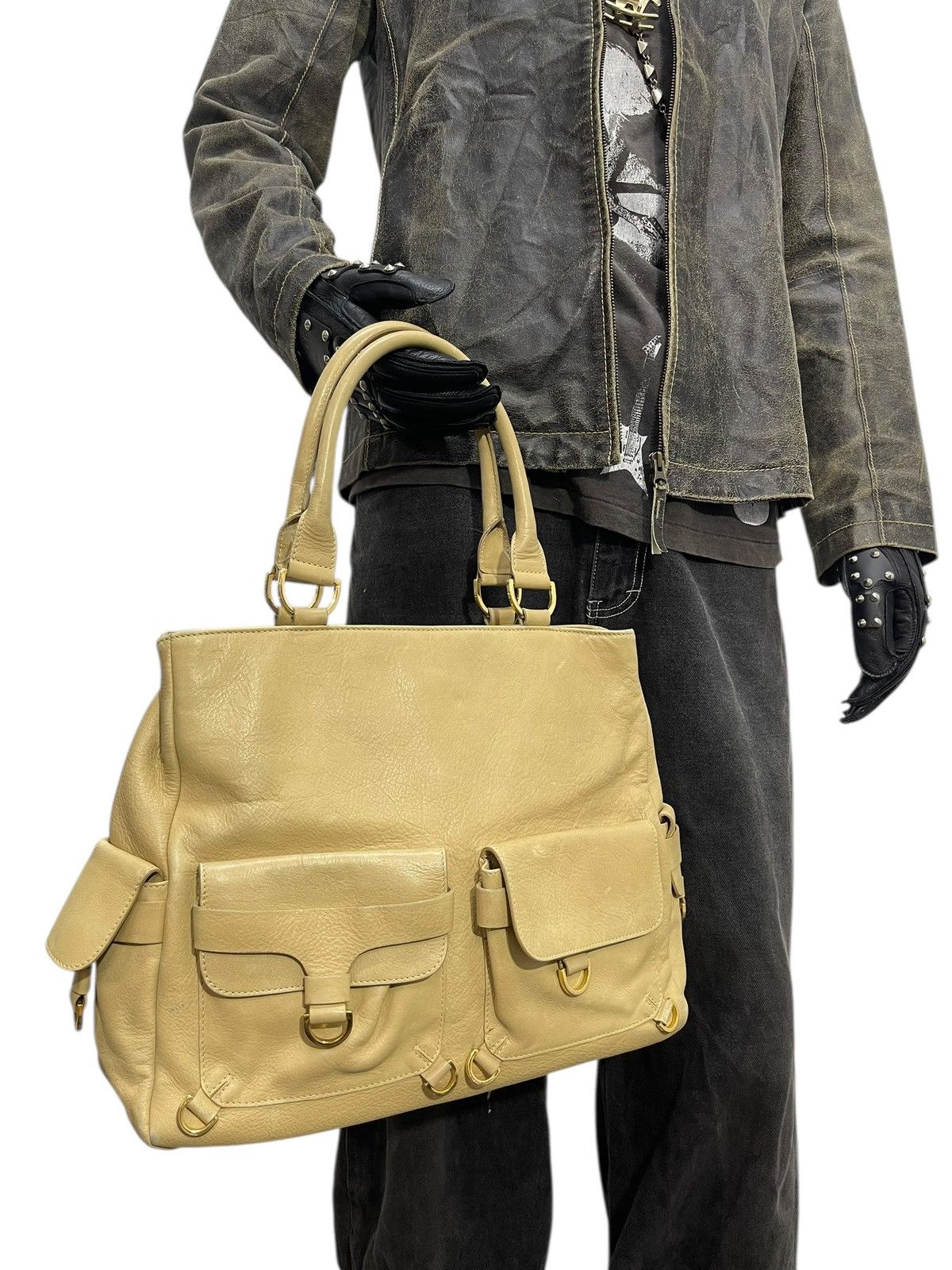 Full Leather Bruno Magli Italy Tote Bag 1🟩0