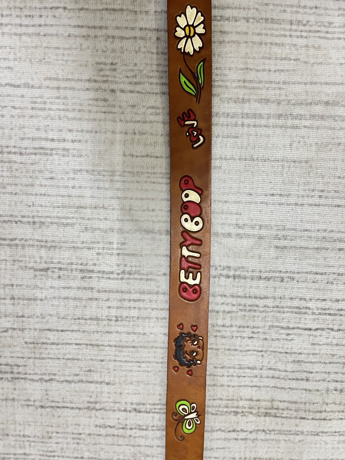 Vintage Vintage 80s betty boop leather belt Size ONE SIZE - 4 Thumbnail