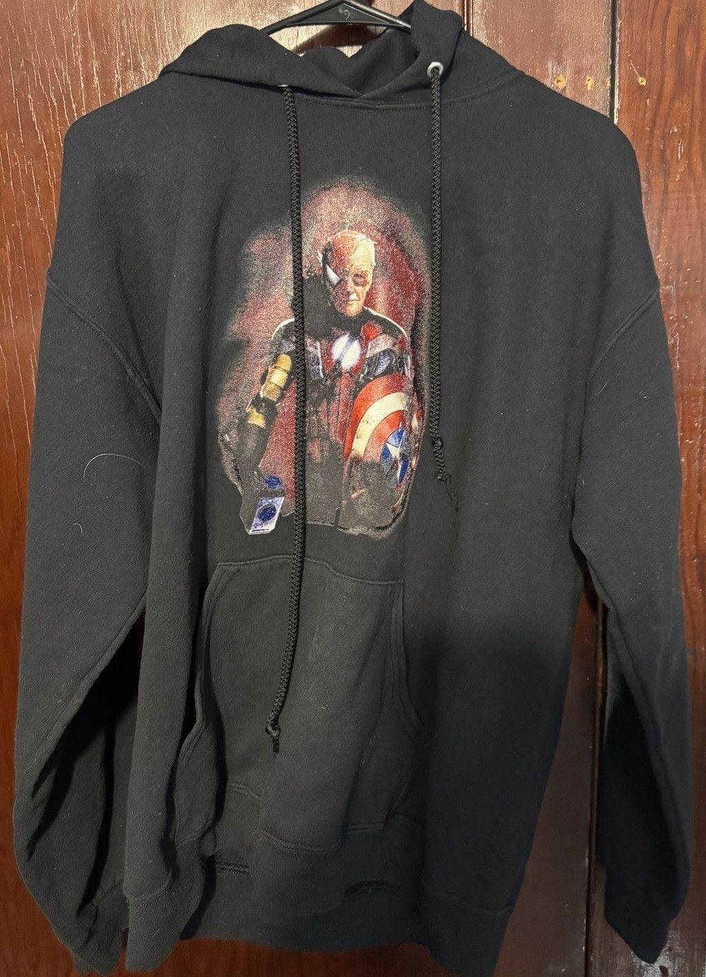 Marvel Comics Marvel Stan Lee Avengers Pullover Hoodie Men's Size L Black Size US L / EU 52-54 / 3 - 1 Thumbnail