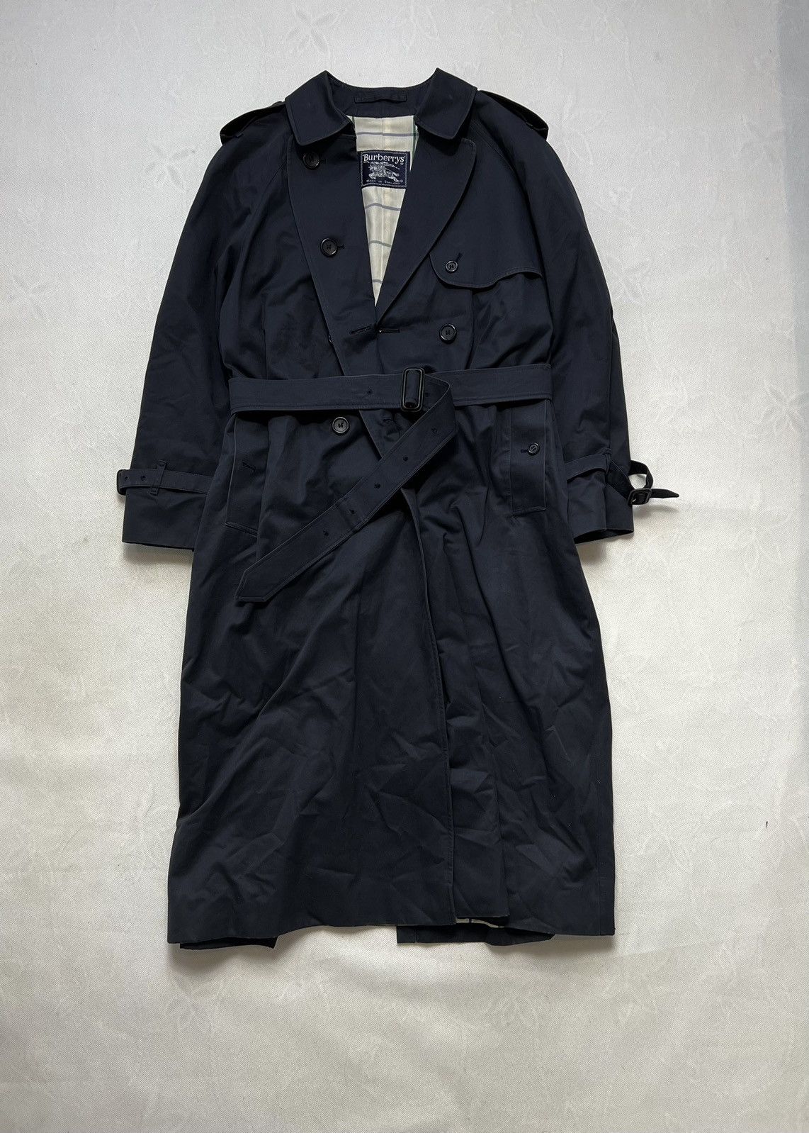 image of Coat Burberry Trench Vintage 80’S 90’S Burberrys, Men's (Size Large)