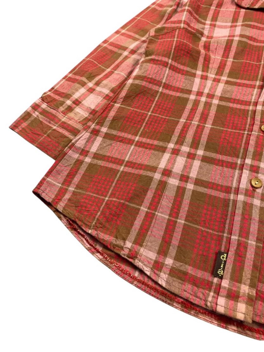 Japanese Brand 2000s D.I.A. Plaid Shirt Size S / US 4 / IT 40 - 4 Thumbnail