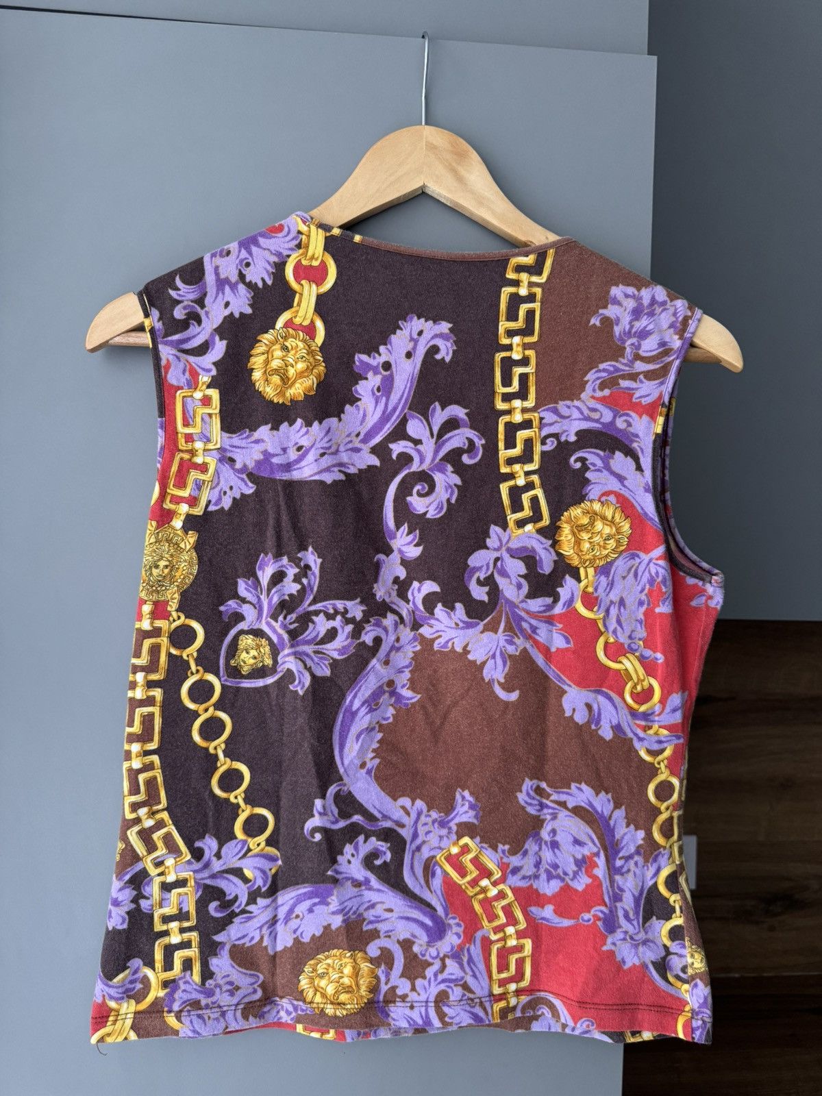 Versace Vintage ss 1996 Runway Gianni Versace Wоmеns Top Size M / US 6-8 / IT 42-44 - 7 Thumbnail
