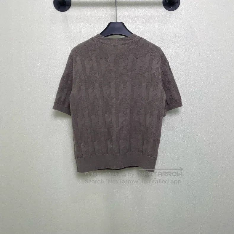 Hermes Hermes H Pattern Short Sleeve Crew Neck Top Size XS / US 0-2 / IT 36-38 - 2 Thumbnail