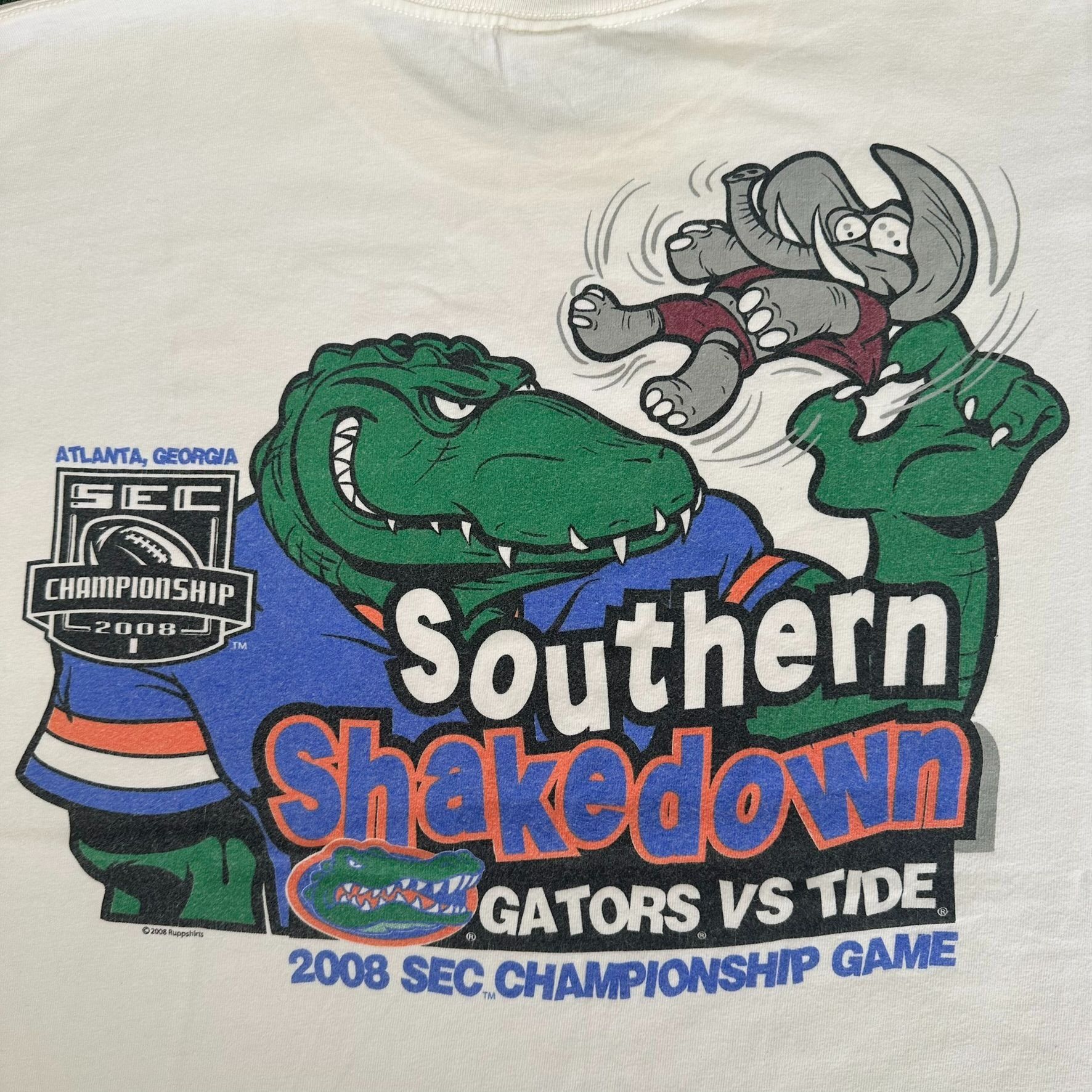 Hanes Vintage Y2K Florida Gators Football T-Shirt 2008 SEC Champio Size US L / EU 52-54 / 3 - 2 Thumbnail