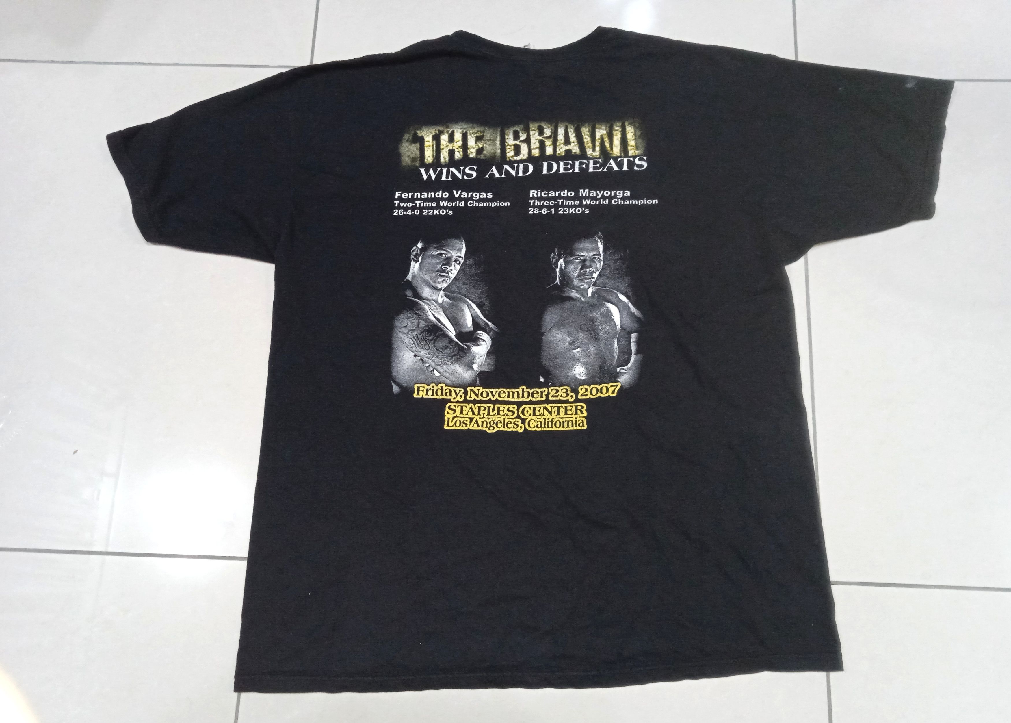 Other Vintage 2000s Mayorga vs Vargas T Shirt Boxing Size US XL / EU 56 / 4 - 2 Thumbnail