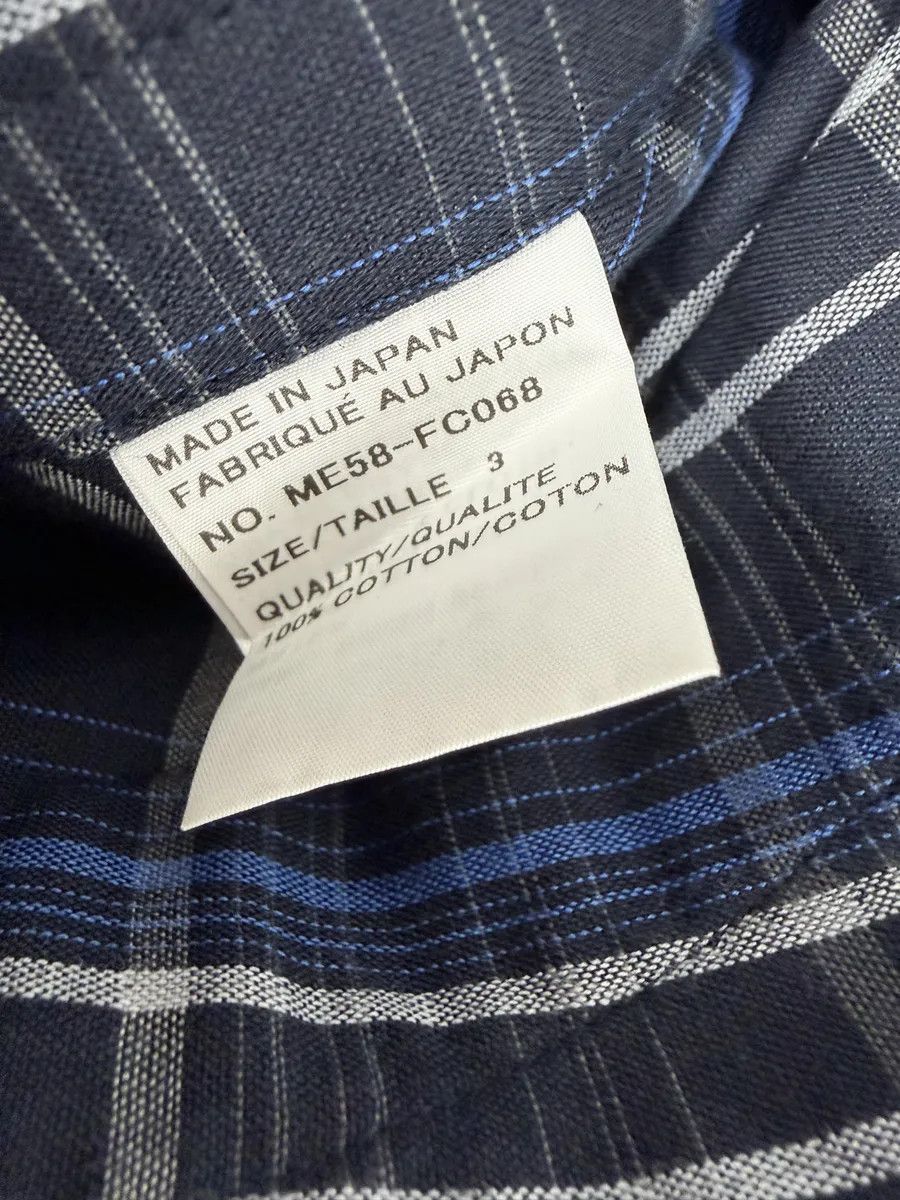 Issey Miyake Issey Miyake Navy Japanese Checkered Bomber Jacket Size US S / EU 44-46 / 1 - 11 Thumbnail