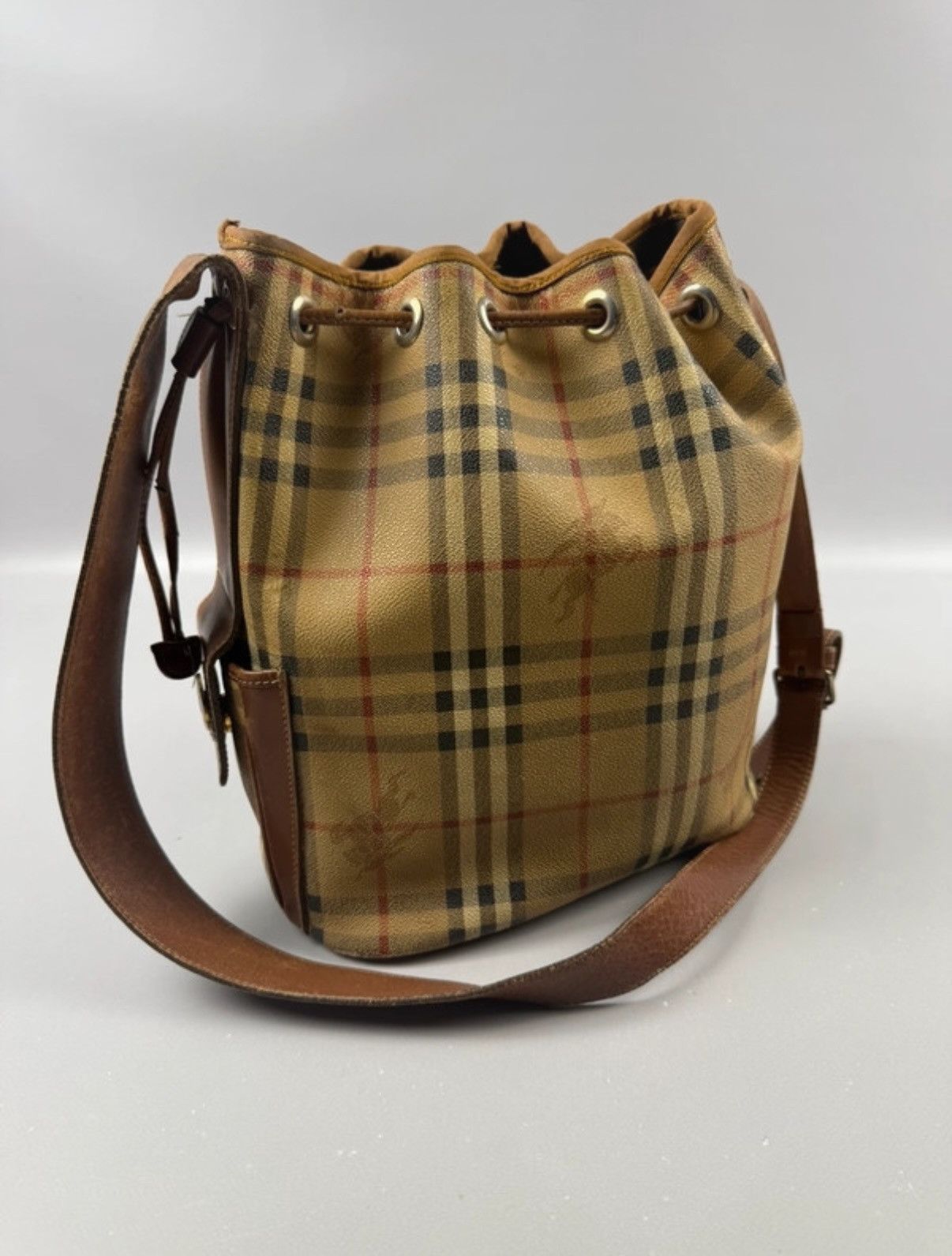 Burberry Burberry bucketbag vintage whit novacheck monogram Size ONE SIZE - 11 Thumbnail