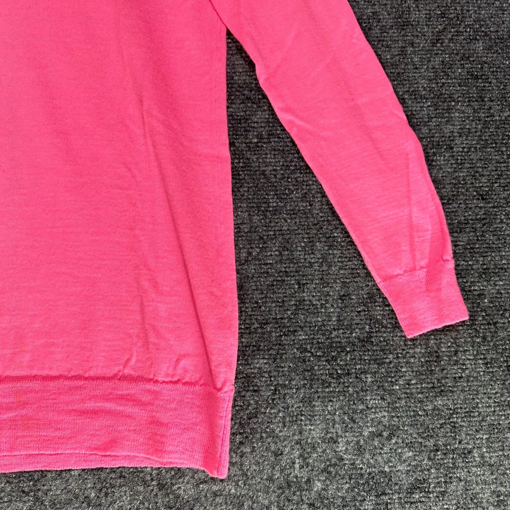 J.Crew J.CREW Sweater Women XS Pink Cotton Long Sleeve Ribbed Hem Pullover Crewneck Knit Top Short Description Size XS / US 0-2 / IT 36-38 - 3 Thumbnail