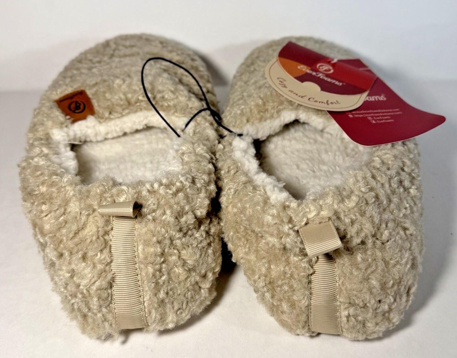 Other EVERFOAMS Comfort Slippers Memory Foam Shock Absorption Beig Size US 7.5 / IT 37.5 - 3 Thumbnail