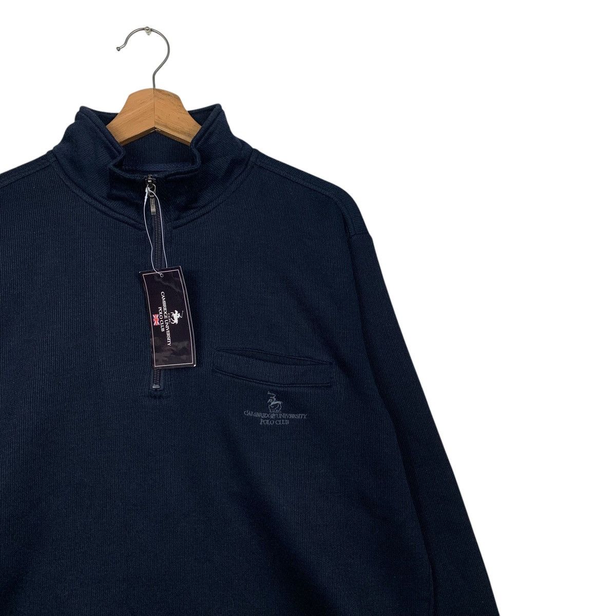Japanese Brand CAMBRIGE UNIVERSITY POLO CLUB Half Zip Sweatshirt #2845-C128 Size US M / EU 48-50 / 2 - 4 Thumbnail