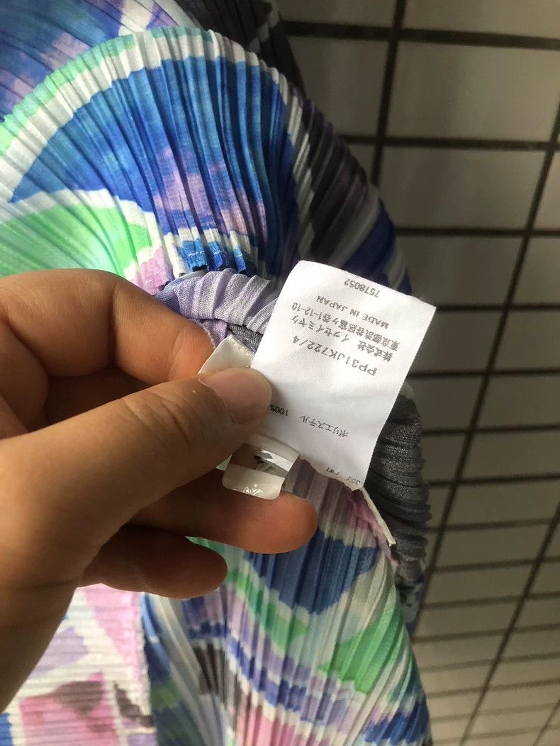 Issey Miyake Issey Miyake size:4 Blue and purple pleated vest Size XS / US 0-2 / IT 36-38 - 4 Thumbnail