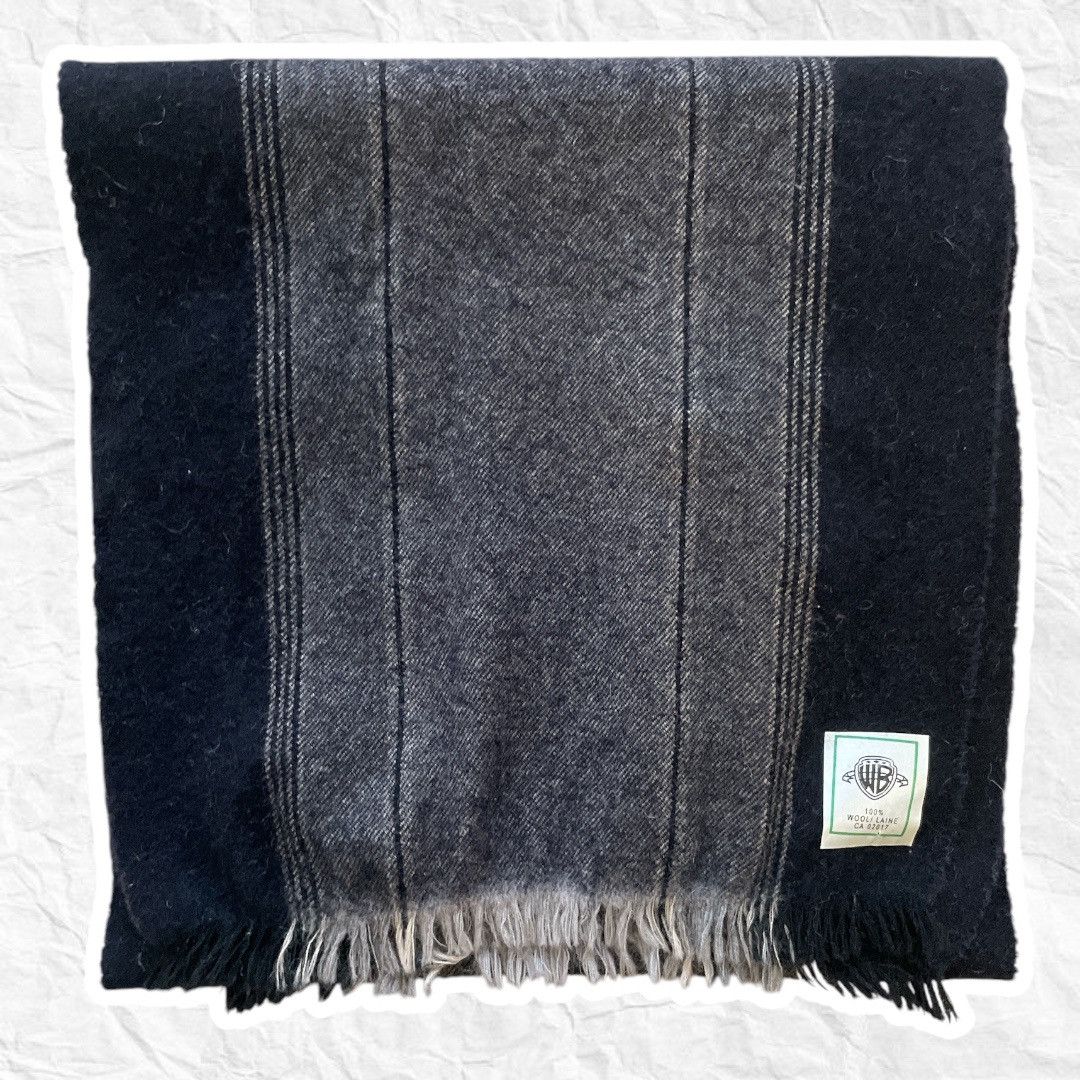 Designer WB winter pure wool men’s scarf Size ONE SIZE - 2 Thumbnail