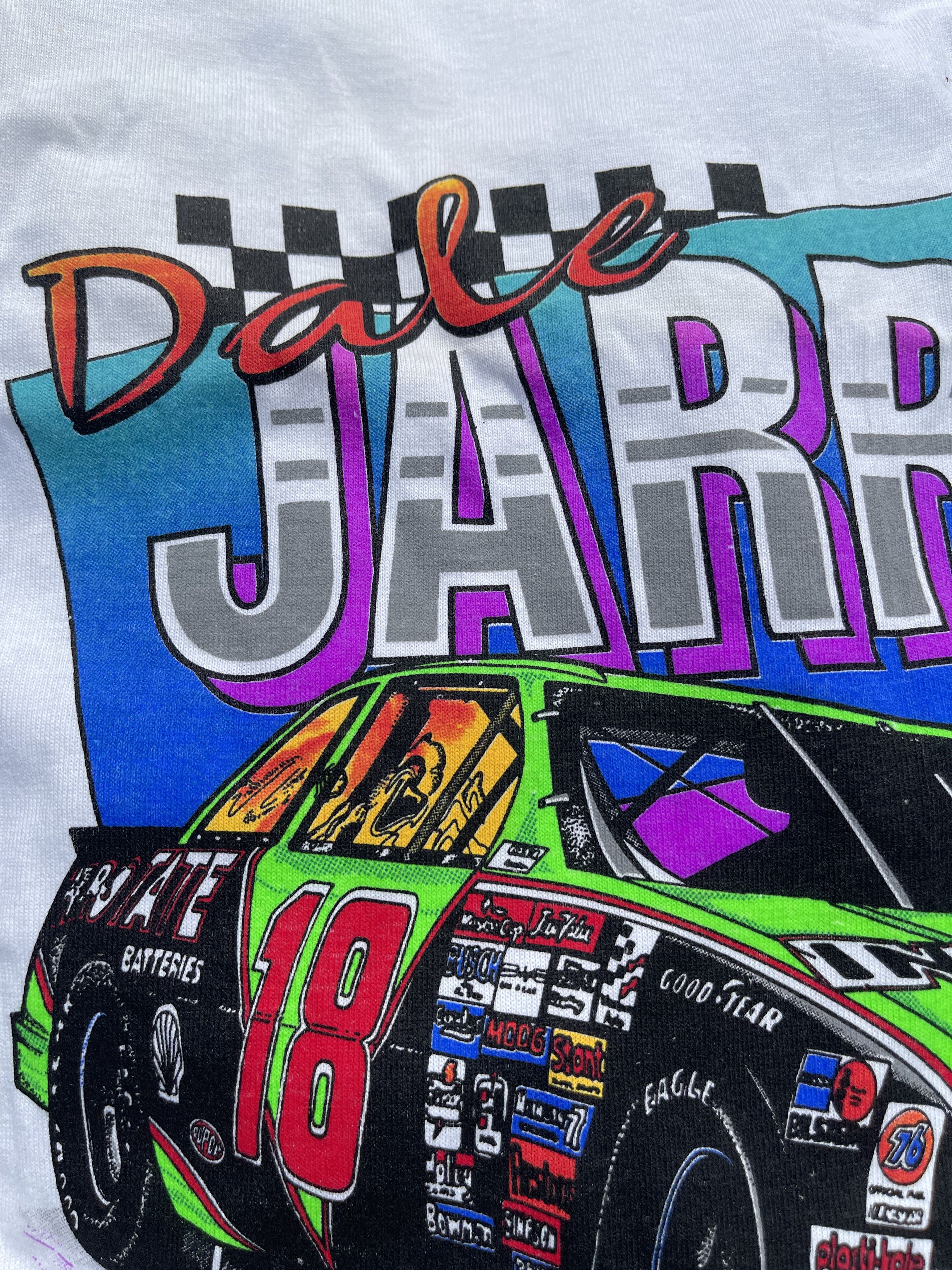 NASCAR × Vintage 1993 Nascar Dale Jarrett 90's Vintage Racing T-Shirt Size US L / EU 52-54 / 3 - 9 Thumbnail