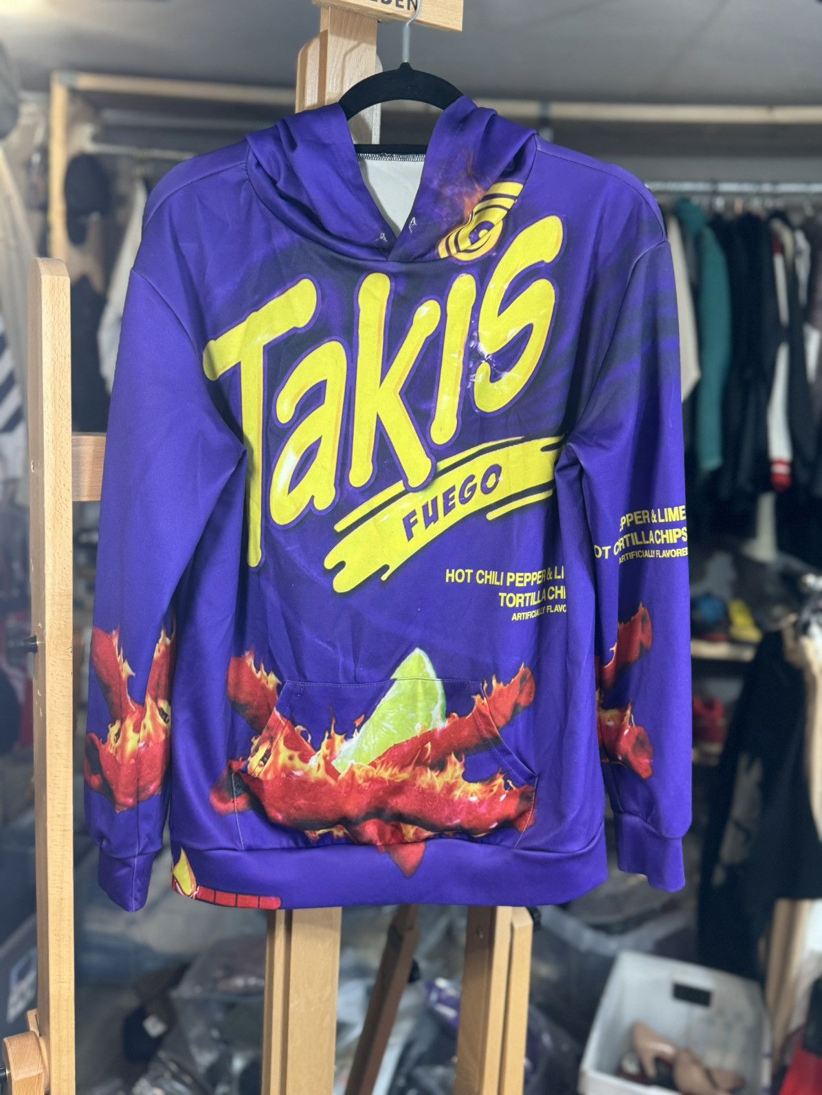 Japanese Brand × Vintage 🔥 OG TAKIS FUEGO 🔥 Size US S / EU 44-46 / 1 - 1 Thumbnail