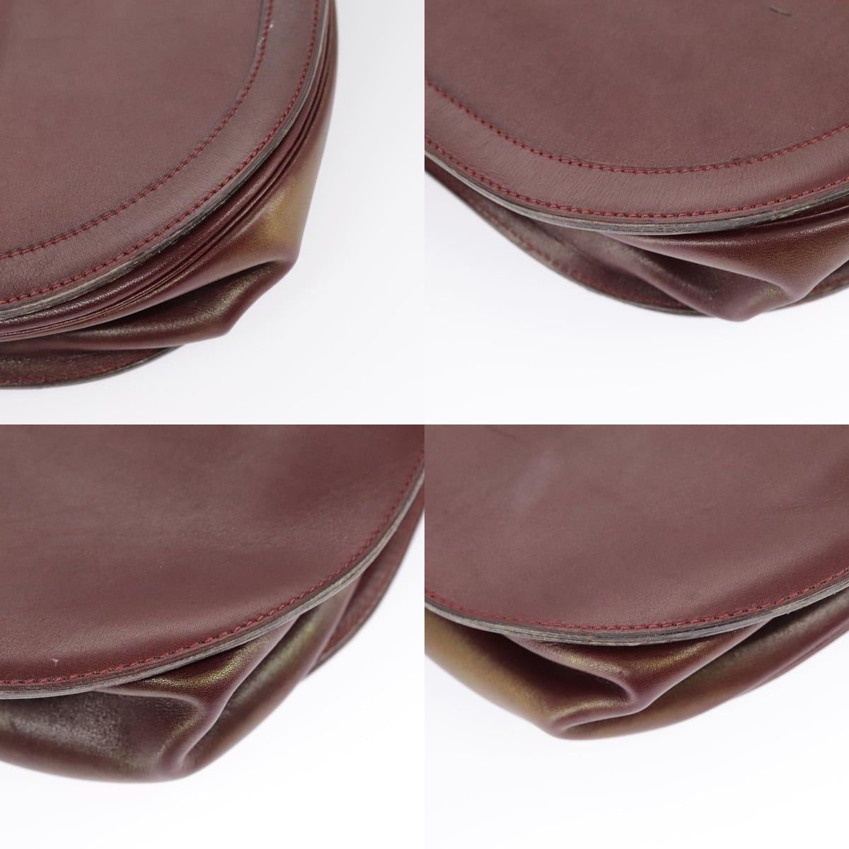 Dior DIOR Shoulder Bag Leather Bordeaux Gold Size ONE SIZE - 10 Thumbnail
