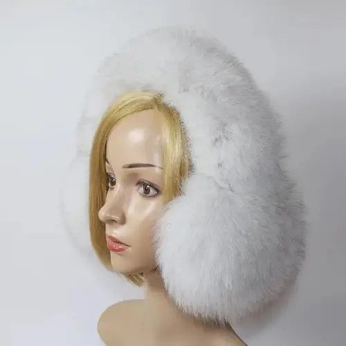 Japanese Brand Genuine Fur Earmuffs For Winter Size ONE SIZE - 1 Thumbnail