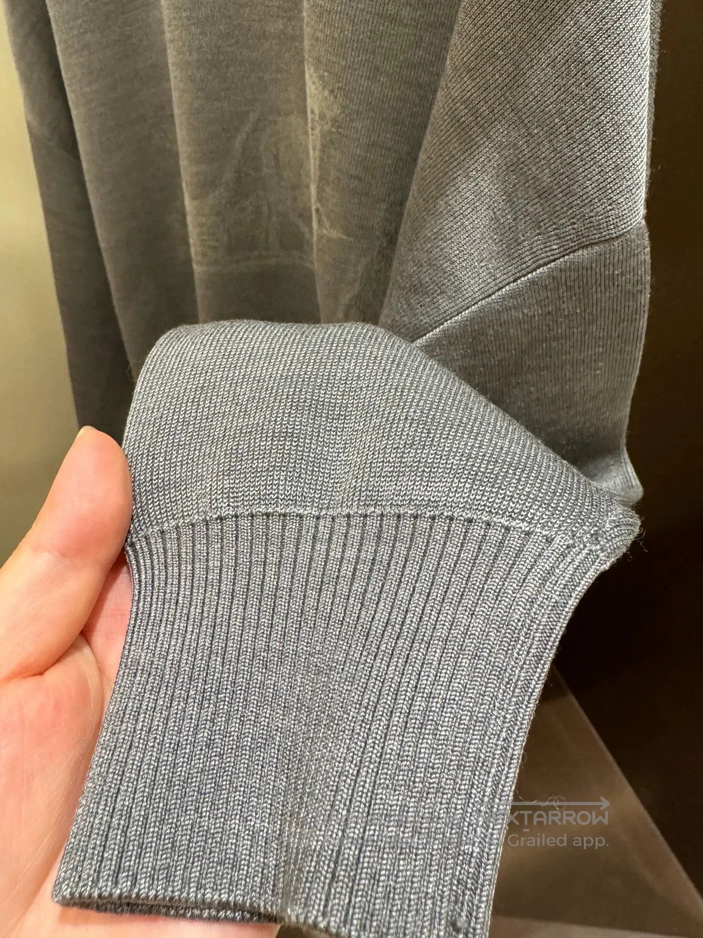 Hermes HERMES Gray Carriage Logo Knit Sweater. Size US M / EU 48-50 / 2 - 4 Thumbnail