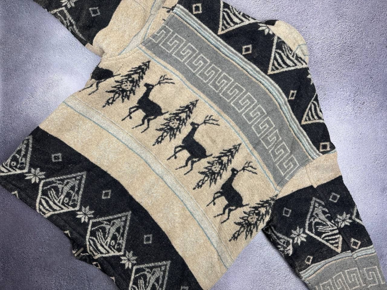 Other Vintage Himalayan Jacket Fleece deer pine trees with wool Size US XL / EU 56 / 4 - 6 Thumbnail