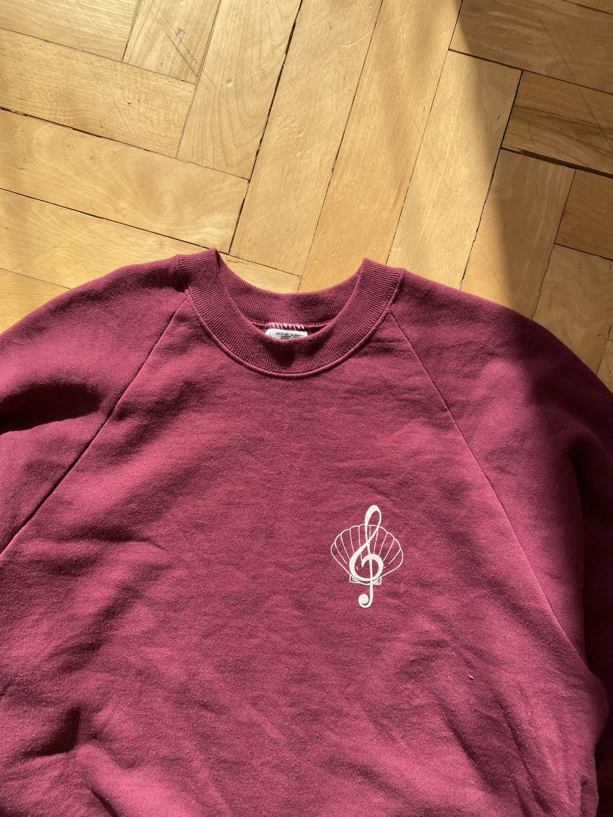 Vintage 90s Screen Stars red sweatshirt Size US L / EU 52-54 / 3 - 4 Thumbnail