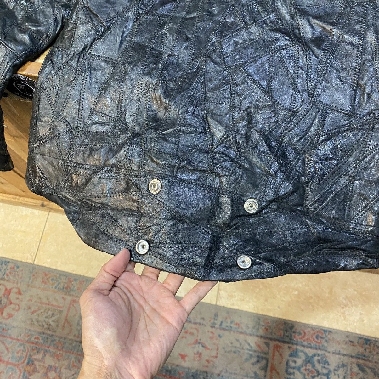 Acne Studios CRAZY VINTAGE 1997‼️ Acne Action Jeans leather biker jacket Size US S / EU 44-46 / 1 - 22 Thumbnail