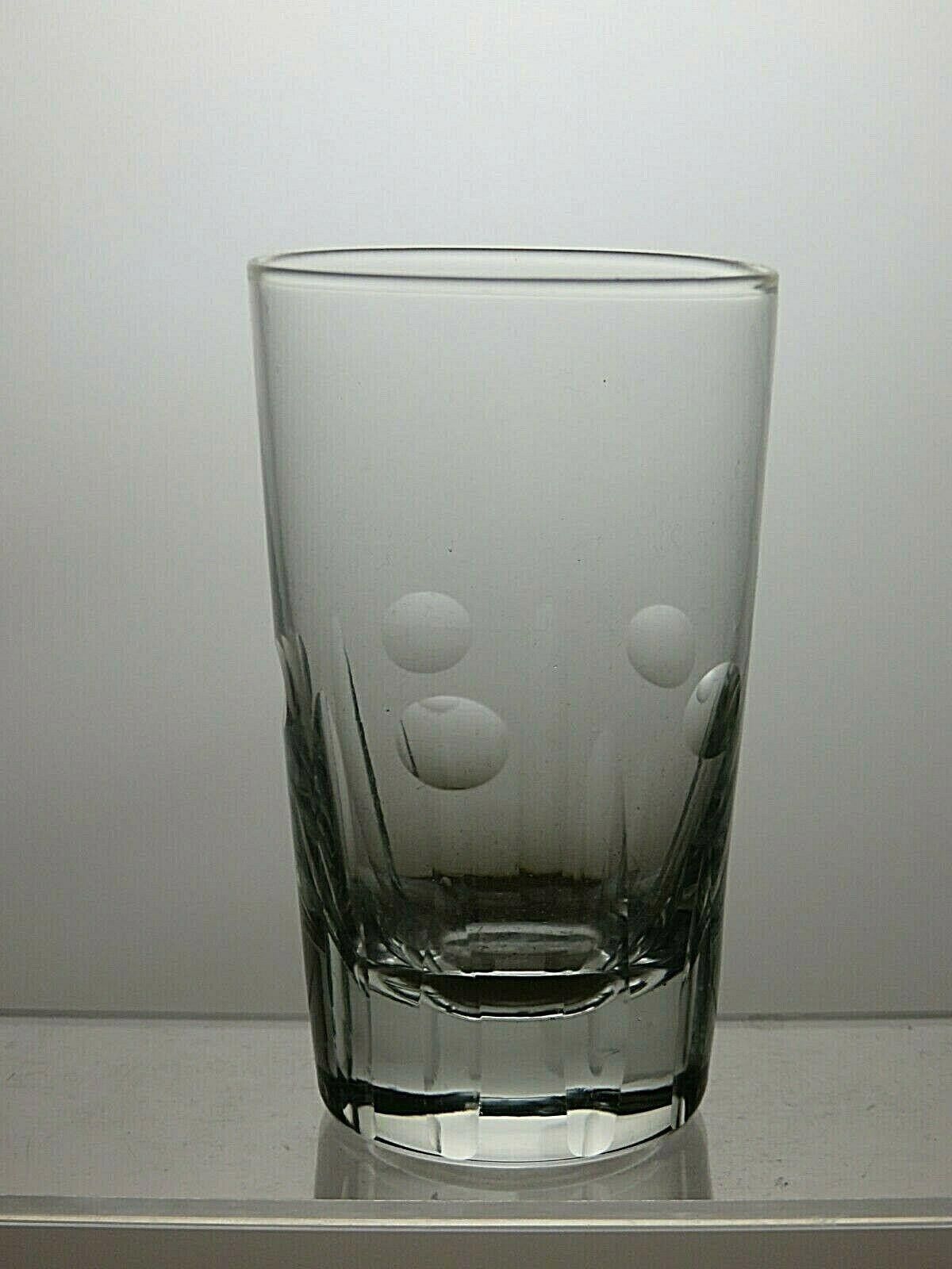 The Unbranded Brand Vintage Cut Glass Crystal Small Set Of 6 Tumblers 3 2/3" Size ONE SIZE - 4 Thumbnail
