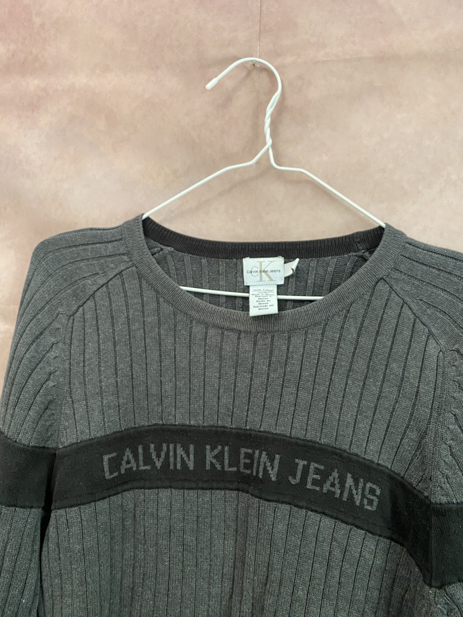 Calvin Klein × Designer Calvin Klein Jeans Sweater Vintage Big Size US M / EU 48-50 / 2 - 2 Thumbnail