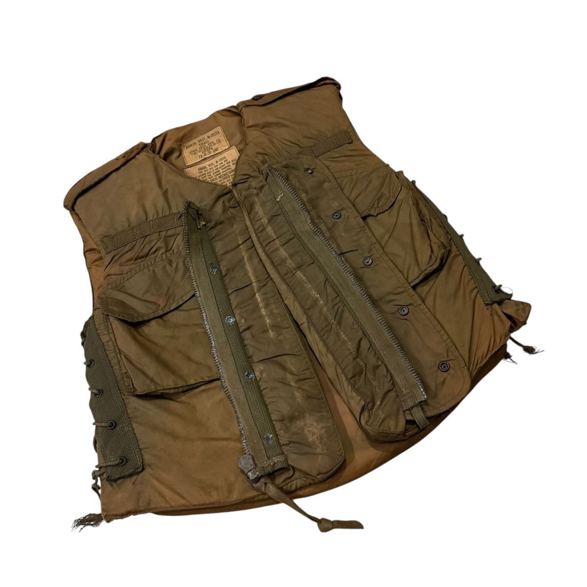 Vintage ‼️VERYRARE‼️Vintage 1953 Stein Bros Mfg Armor Military Vest Size US S / EU 44-46 / 1 - 16 Thumbnail