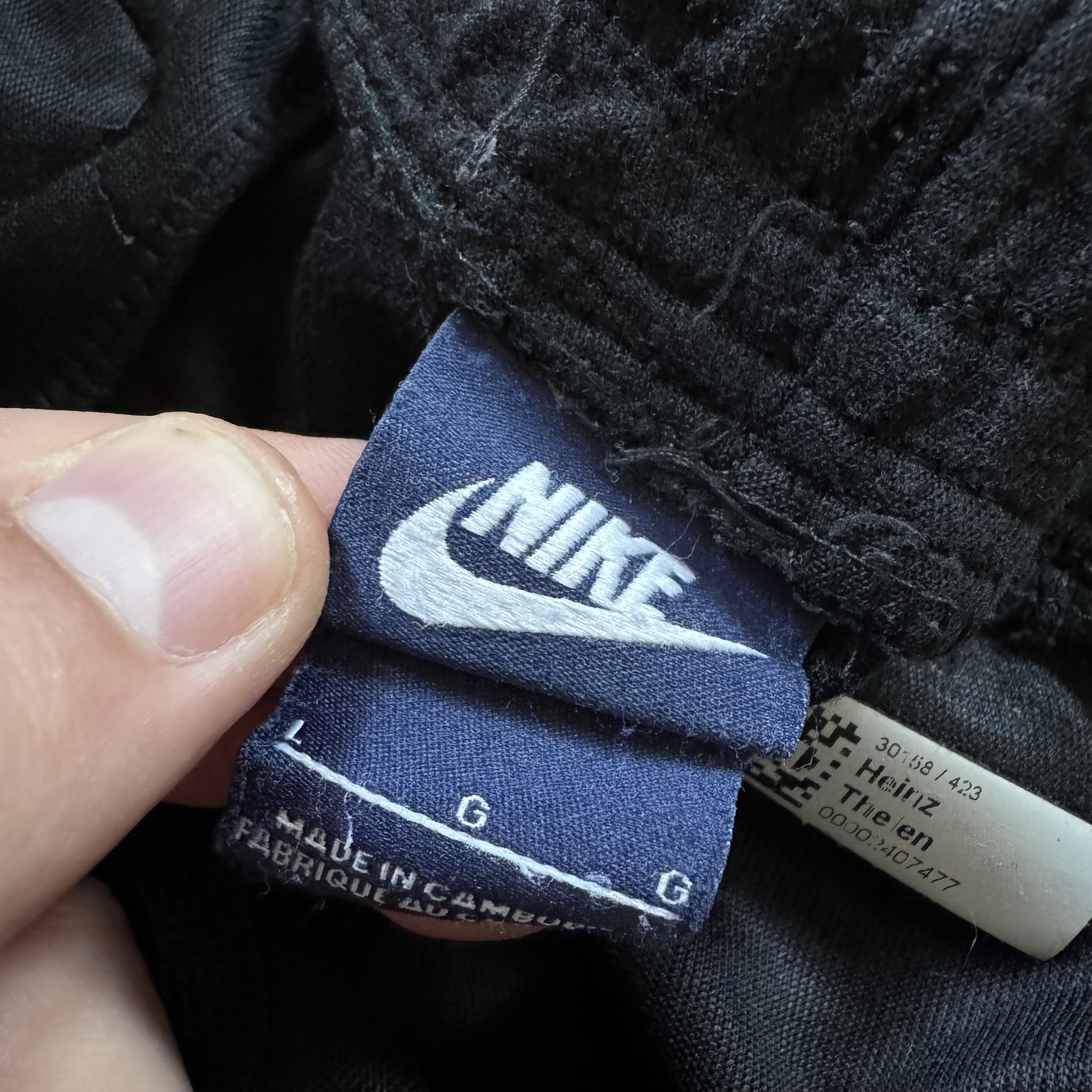 Nike × Vintage NIKE VINTAGE STRIPE TRACK PANTS BAGGY DRILL Y2K Size US 34 / EU 50 - 7 Thumbnail