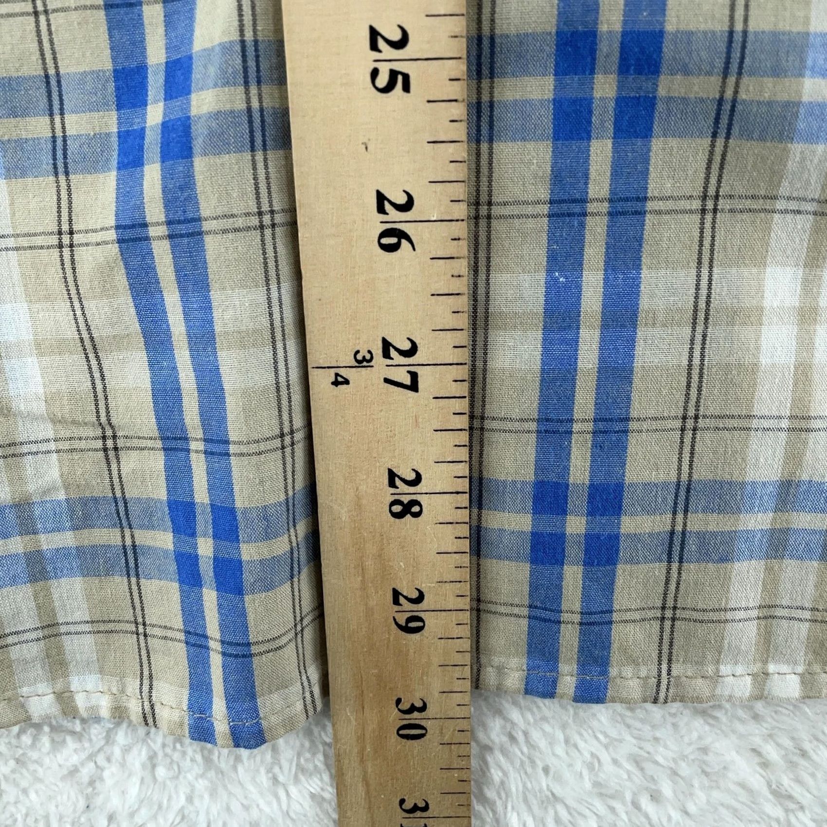 Wrangler Wrangler Shirt Mens XL Colorful Plaid Long Sleeve Button-Up Western Pearl Snap Casual Outdoor Pocket Cotton Polyester Multicolor Size US XL / EU 56 / 4 - 6 Thumbnail