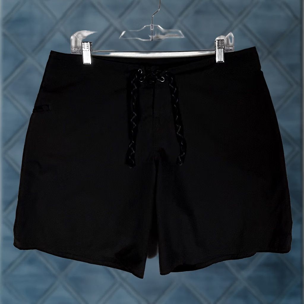 Patagonia Patagonia Drawstring Hiking Shorts Womens 12 Black Bermuda Casual Outdoor Pockets Logo Size 34" / US 12 / IT 48 - 1 Thumbnail