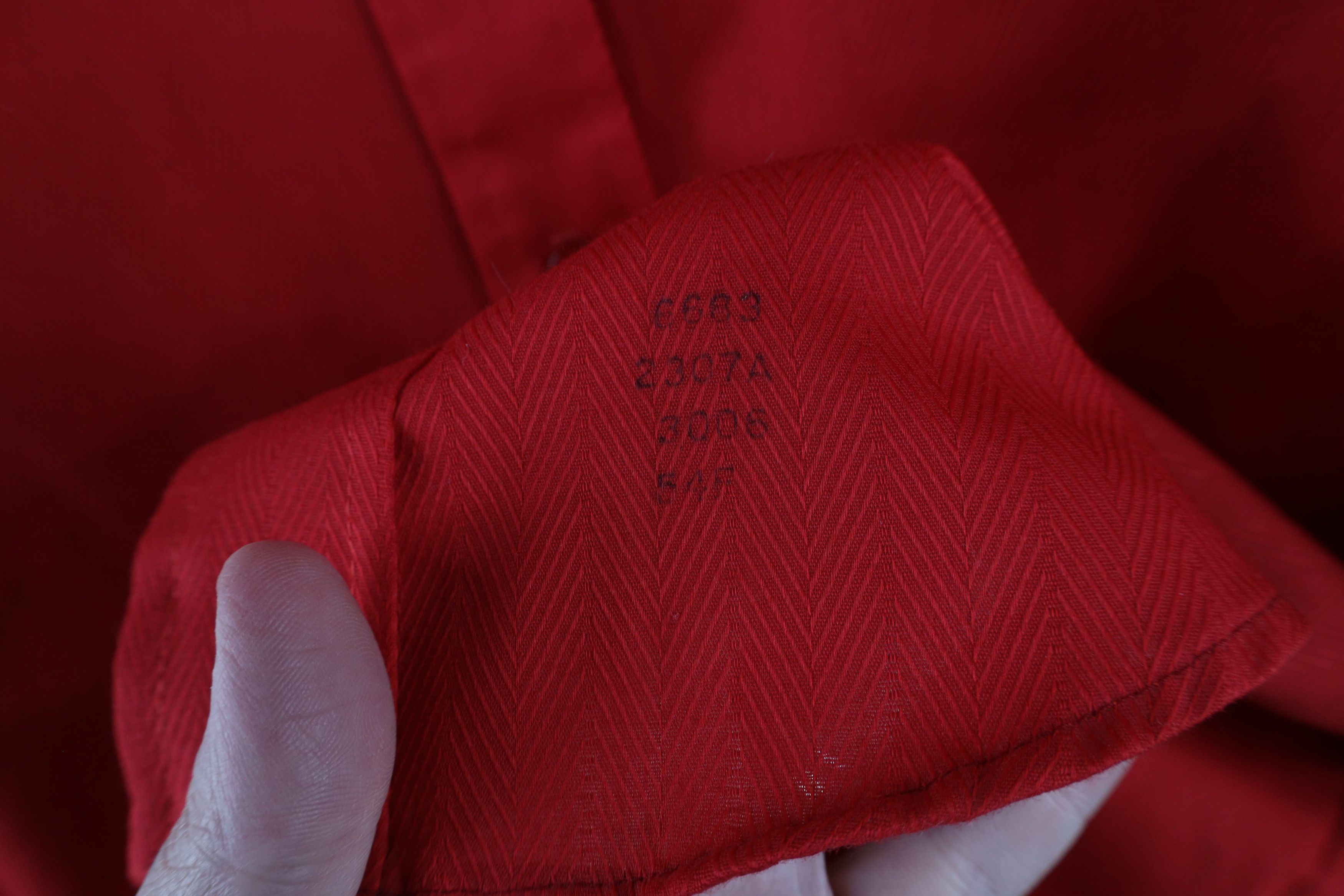Vintage Vintage 70s Streetwear Collared Button Shirt Red USA Size US M / EU 48-50 / 2 - 5 Thumbnail