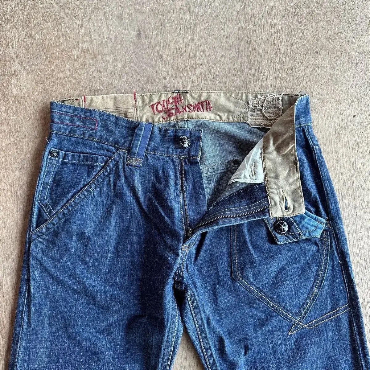 PPFM GRAILS! W32 L32 Vintage TOUGH JEANSMITH Jean RARE Denim Pant Size US 32 / EU 48 - 7 Thumbnail