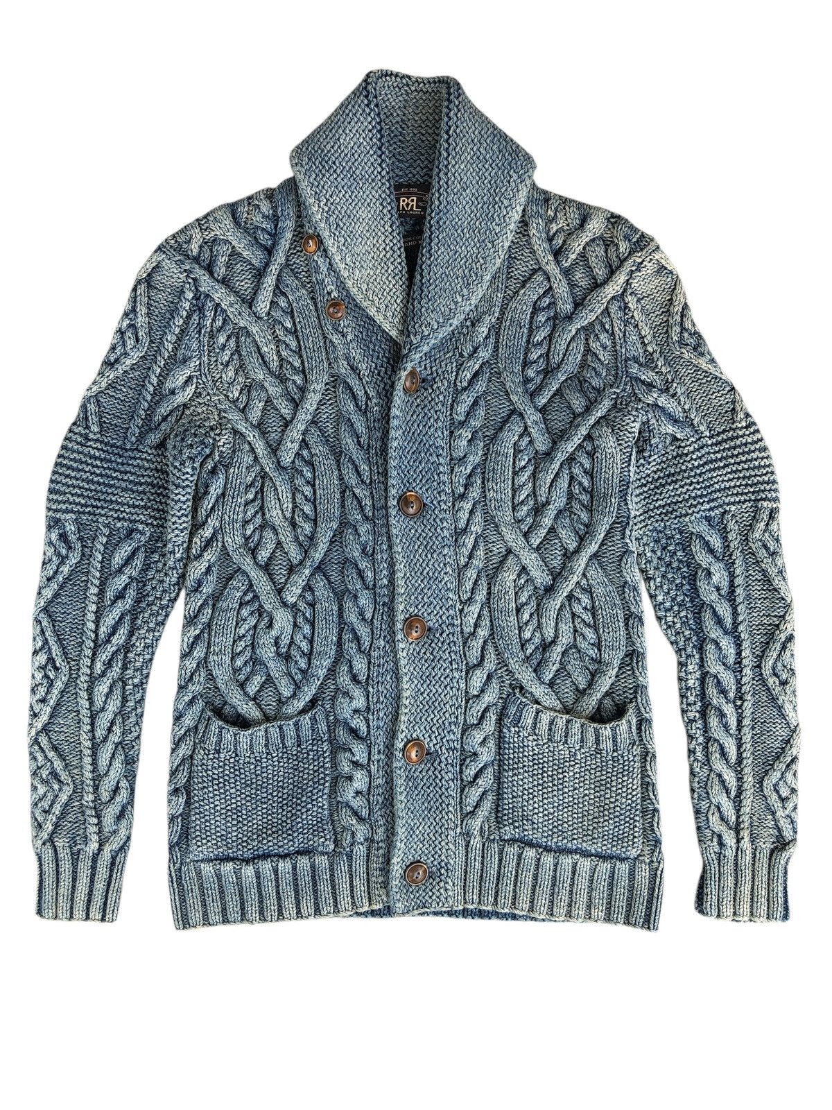 RRL Ralph Lauren RRL Ralph Lauren Hand Knit Cardigan Size US S / EU 44-46 / 1 - 1 Thumbnail