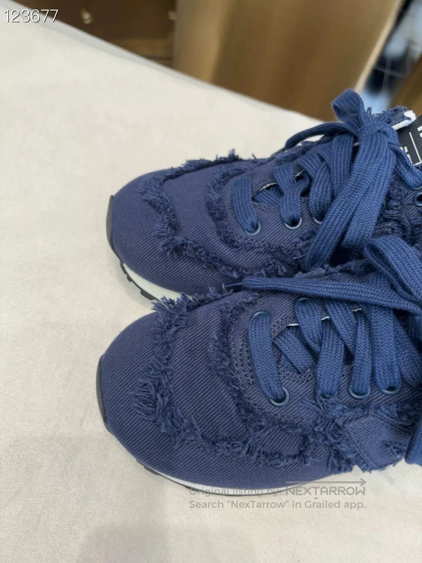 Miu Miu New Balance x Denim Sneakers. Size US 5 / IT 35 - 2 Thumbnail