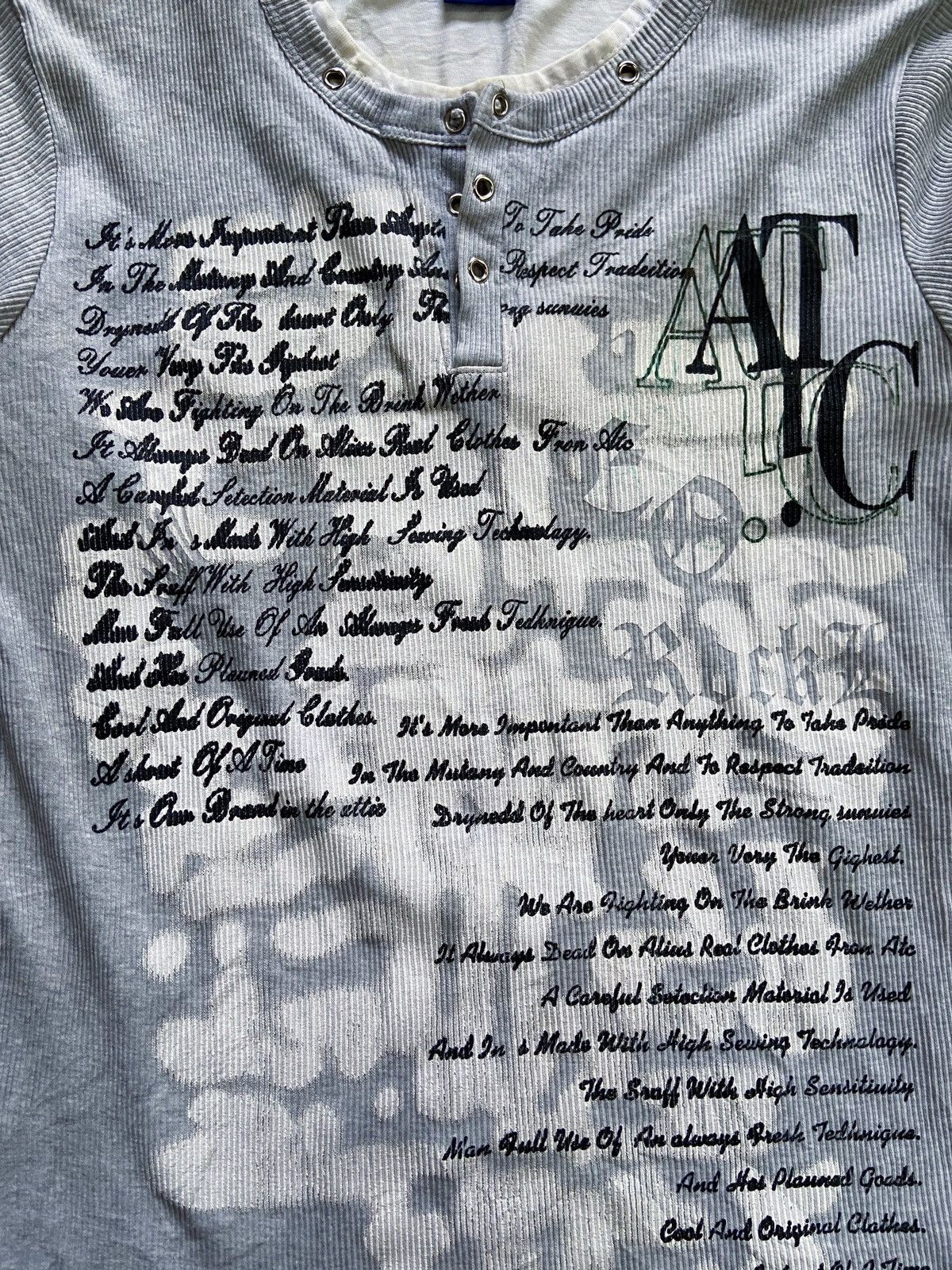 Japanese Brand DOUBLE LAYER INTERFLOW POEM LONG SLEEVE Size US M / EU 48-50 / 2 - 4 Thumbnail