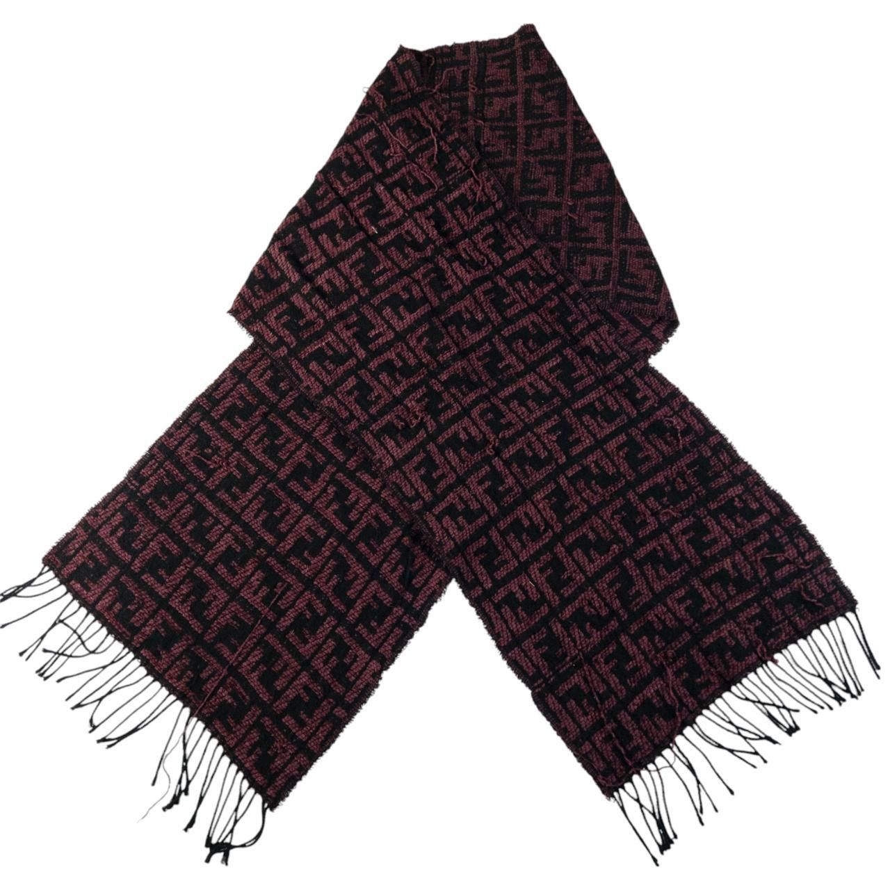 Fendi Vintage Fendi Monogram Tassel Scarf Size ONE SIZE - 2 Thumbnail