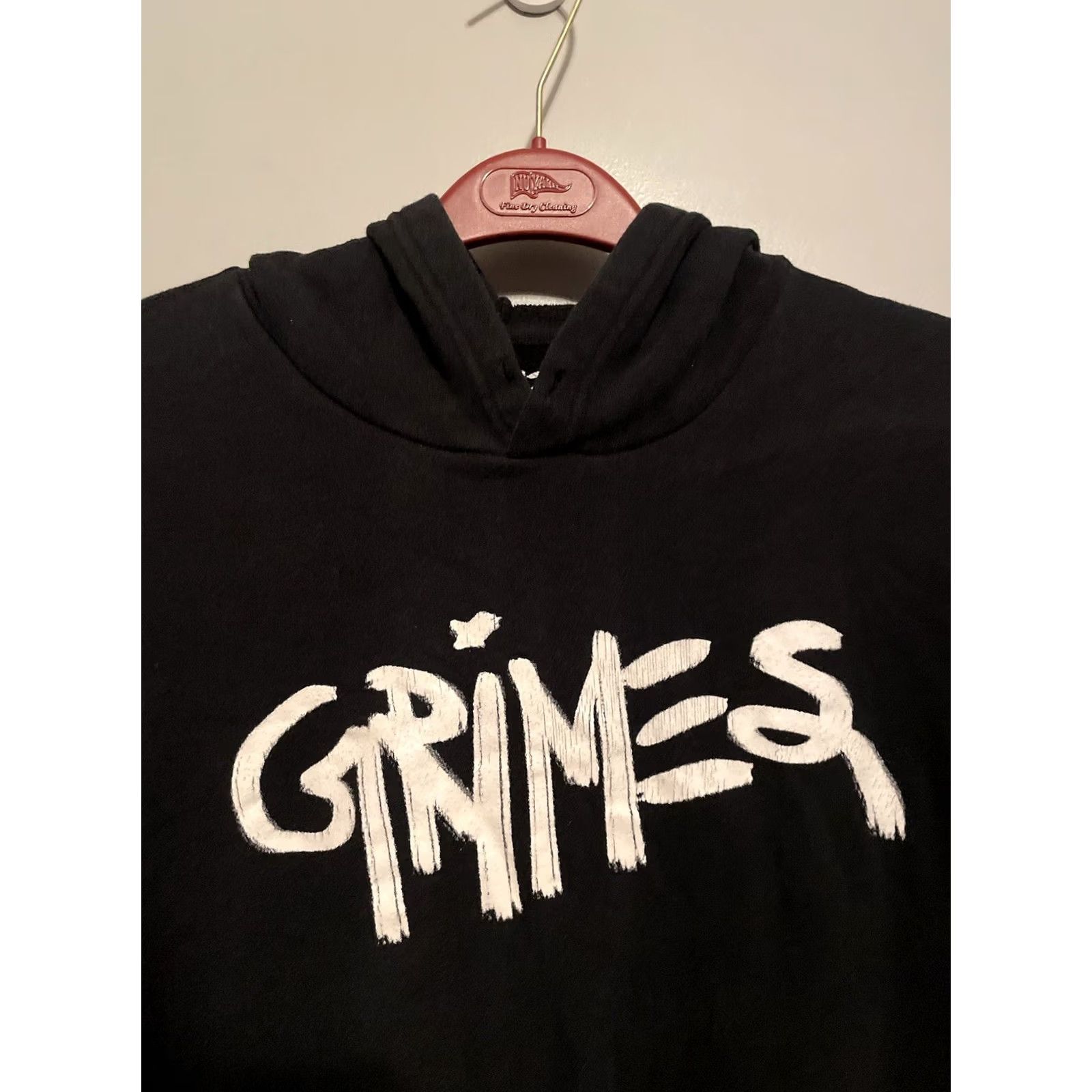 Vintage VINTAGE Grimes Tour Hoodie L Visions Black Graphic Print Hooded Pullover Unisex Adults Gothic All Seasons Shirt Size US L / EU 52-54 / 3 - 2 Thumbnail