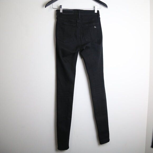 Rag & Bone Rag & Bone Flexi Nina Skinny Smooth & Sculpt Black Jeans Size 24" / US 00 / IT 34 - 9 Thumbnail