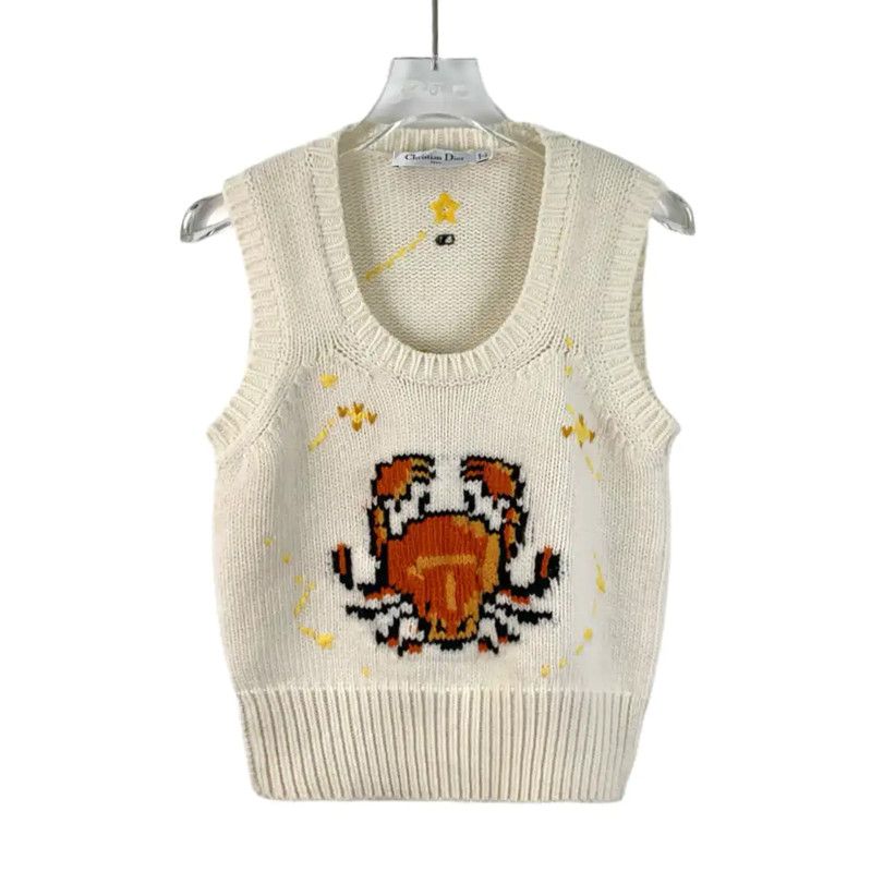 Dior Dior Women's Knit Sweater with Crab Design 0089 Size XS / US 0-2 / IT 36-38 - 1 Thumbnail