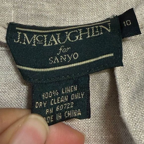 J.McLaughlin J.McLaughlin for Sanyo 100% Linen Pants – Size 10 Size 32" / US 10 / IT 46 - 5 Thumbnail