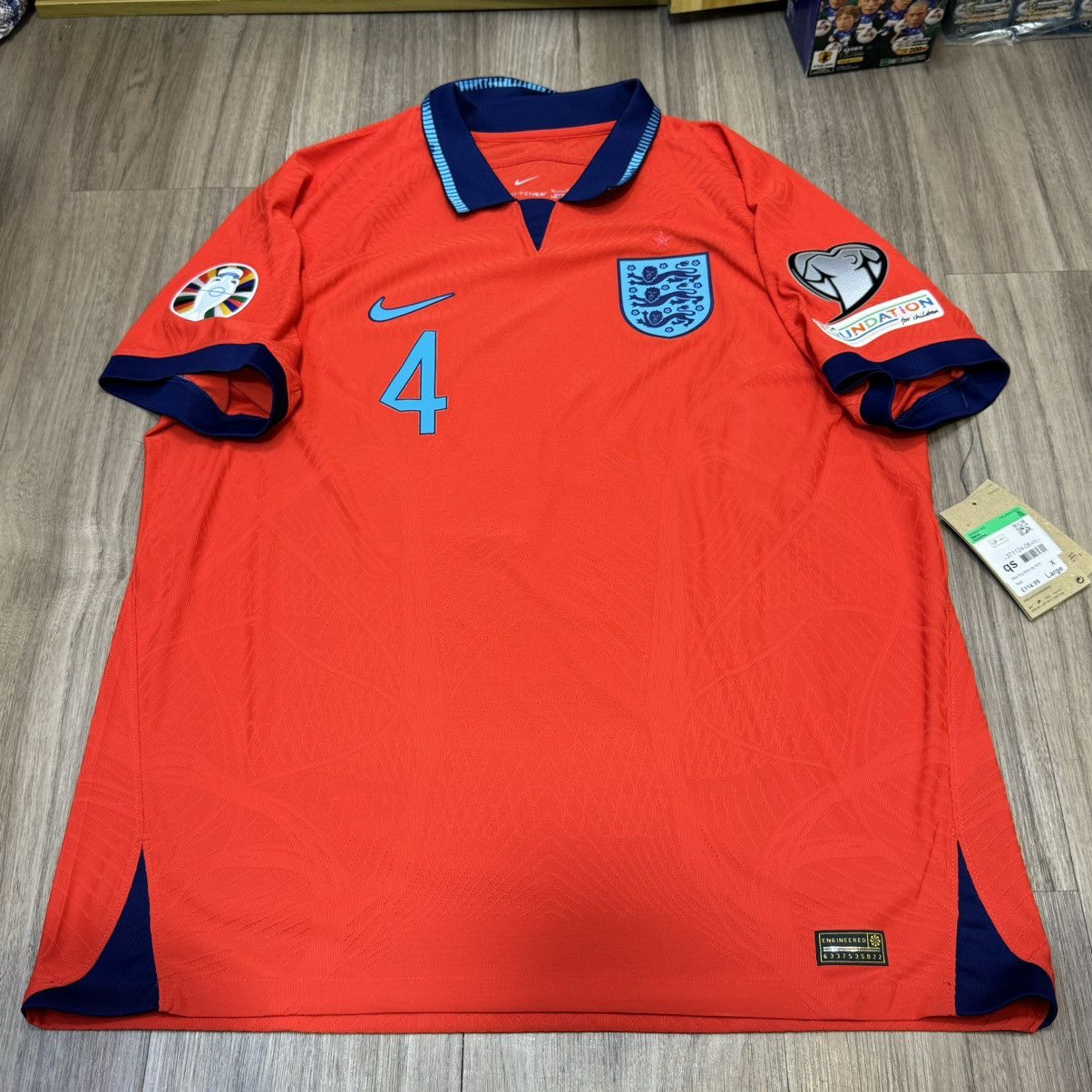 Nike England 22/23 player issue away shirt #4 Rice (Bnwt) Size US XL / EU 56 / 4 - 1 Thumbnail