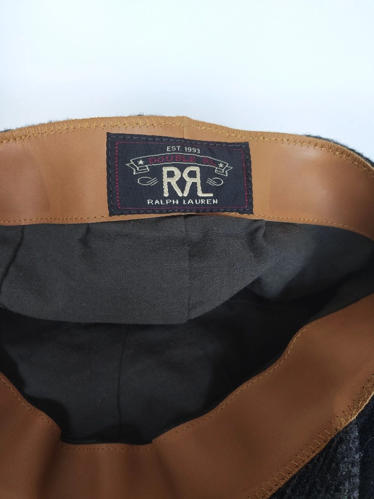 RRL Ralph Lauren DOUBLE RL Plaid Wool Twill Newsboy Cap T/3026 Size ONE SIZE - 7 Thumbnail